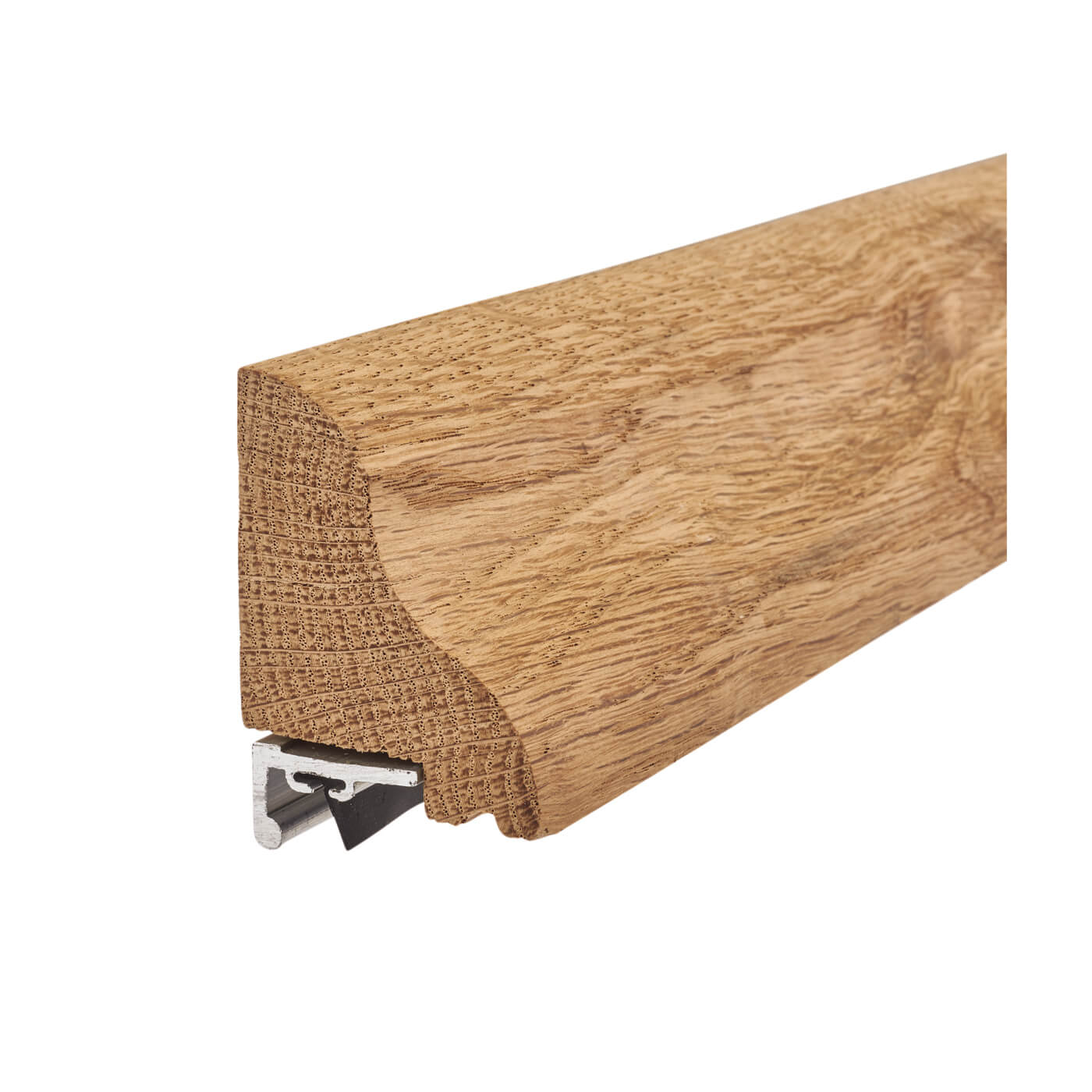 Cyclone Seal - 1000mm Length - WFH Weatherboard - Inward Opening Doors - Oak - view 2