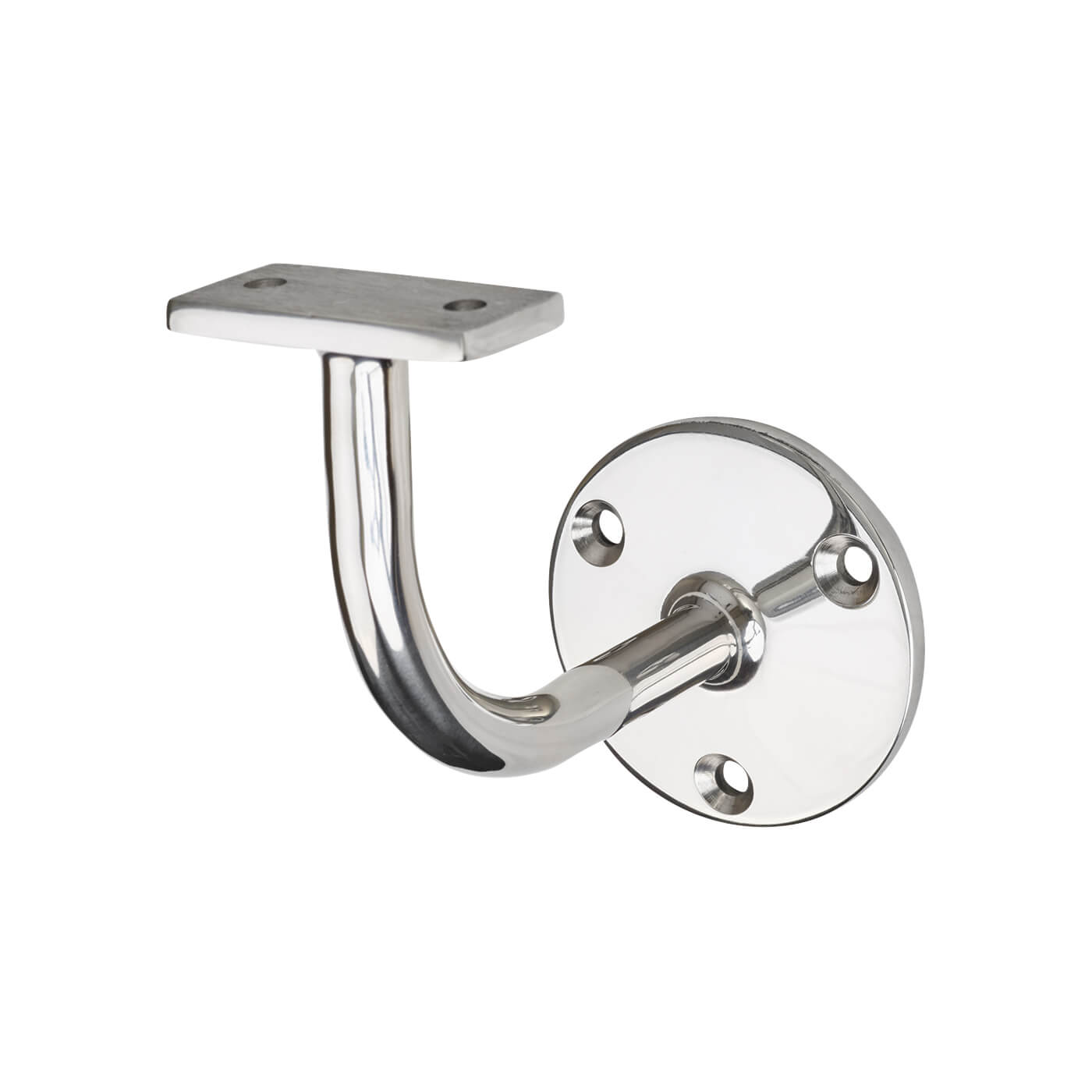Handrail Bracket - 85mm Projection - Polished Stainless Steel - view 2