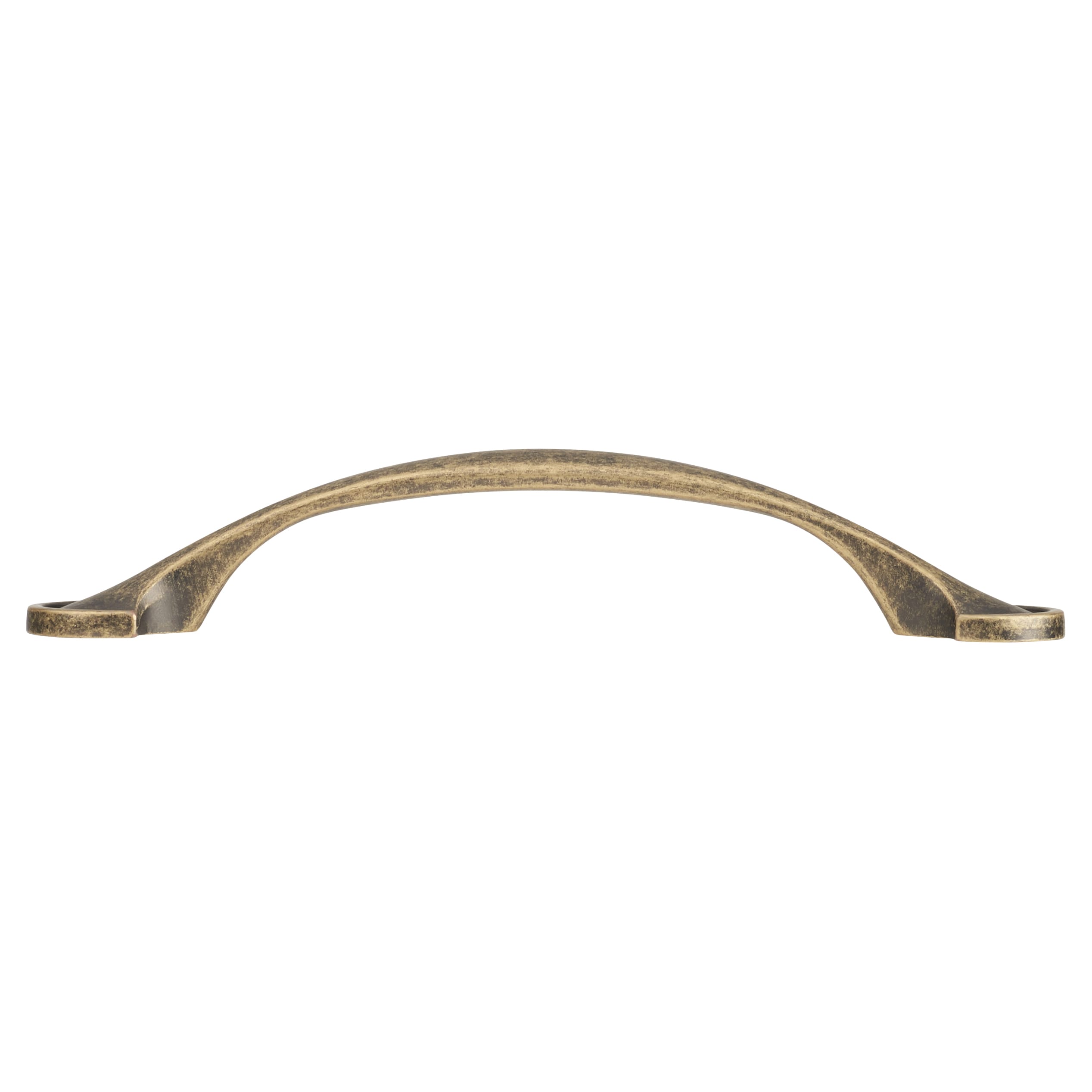 Raven 22mm D-Bar Cabinet Pull Handle - 78mm Centres - Antique Brass - view 3
