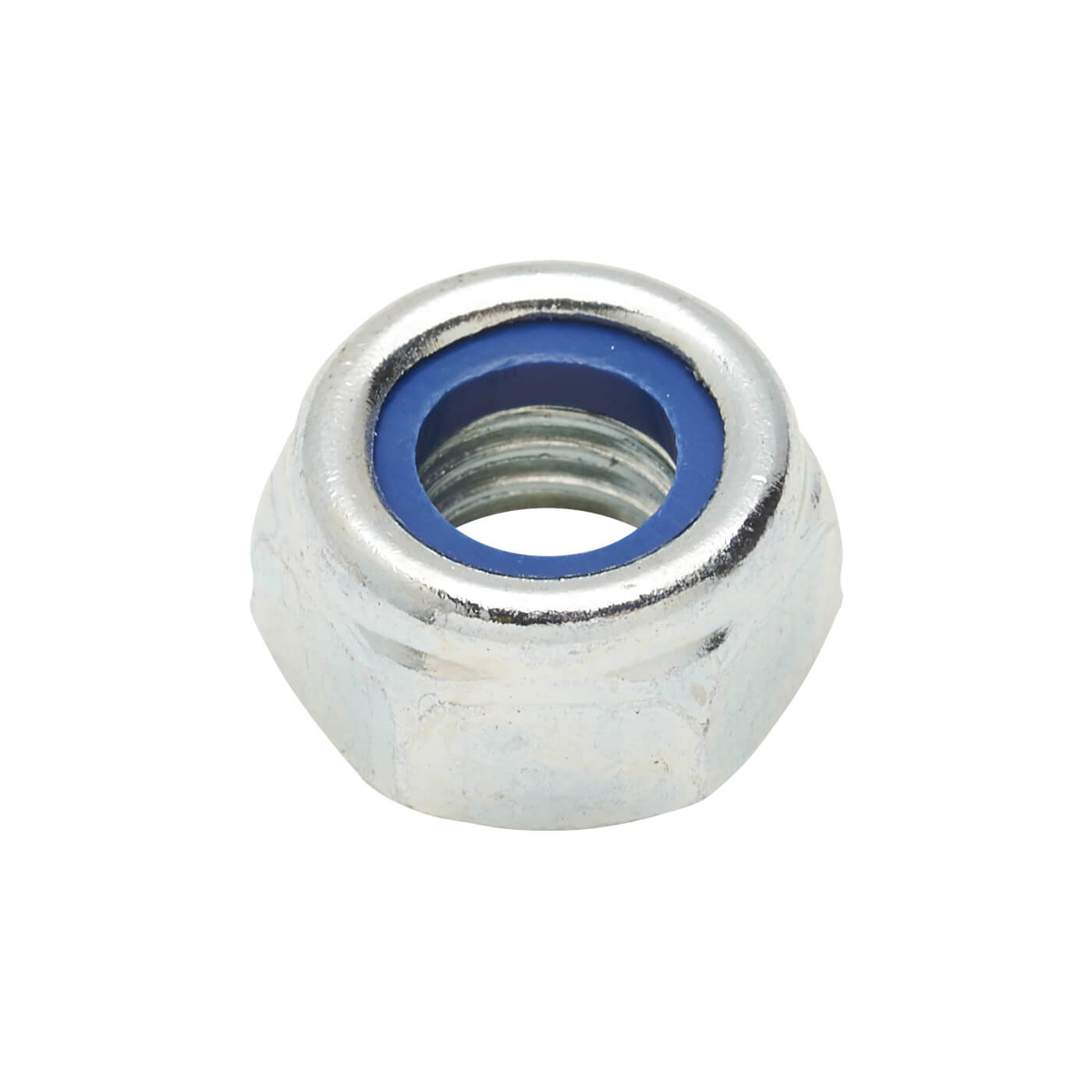 Self Locking Nut Nylon Insert - M8 - Zinc Plated - Pack of 25 - view 2