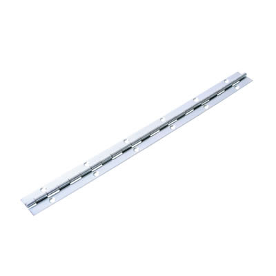Heavy Mild Steel Continuous Piano Hinge - 2134 x 32 x 1mm - Zinc Plated - view 2