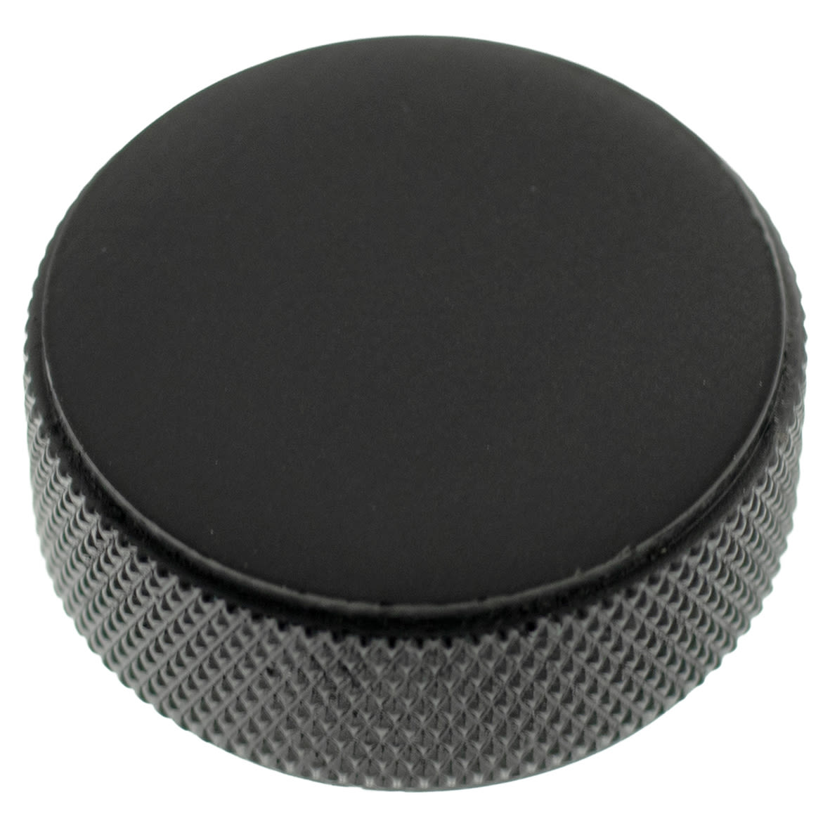 Millhouse Brass Hargreaves Knurled Round Cabinet Knob - 35mm Diameter - Matt Black - view 4