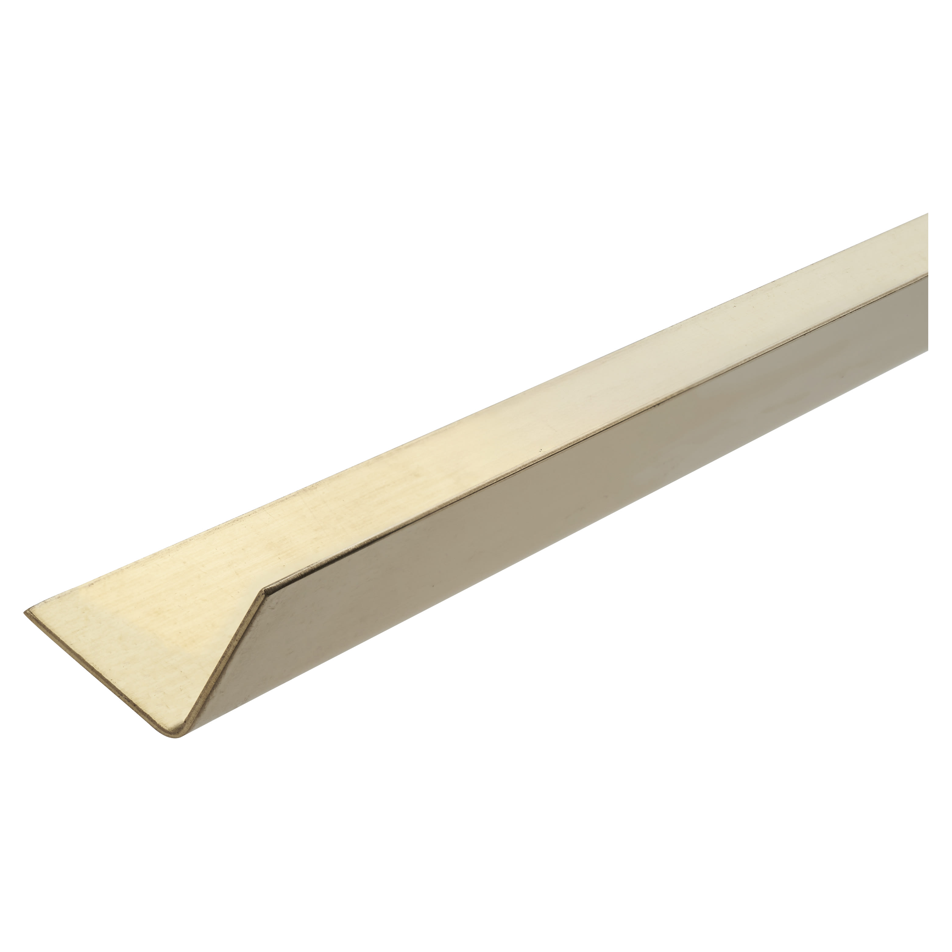 2000mm Solid Brass Angle - Equal Sided - 19 x 19 x 0.91mm - Polished - view 5