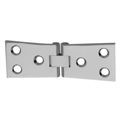 Counter Flap Hinge - 100 x 40 x 3mm - Polished Chrome - Pair - view 2