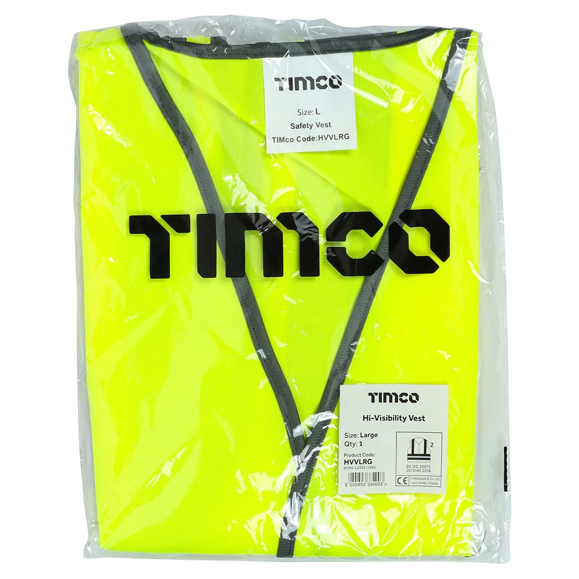 Hi Visibility Vest - Yellow - Large - view 2