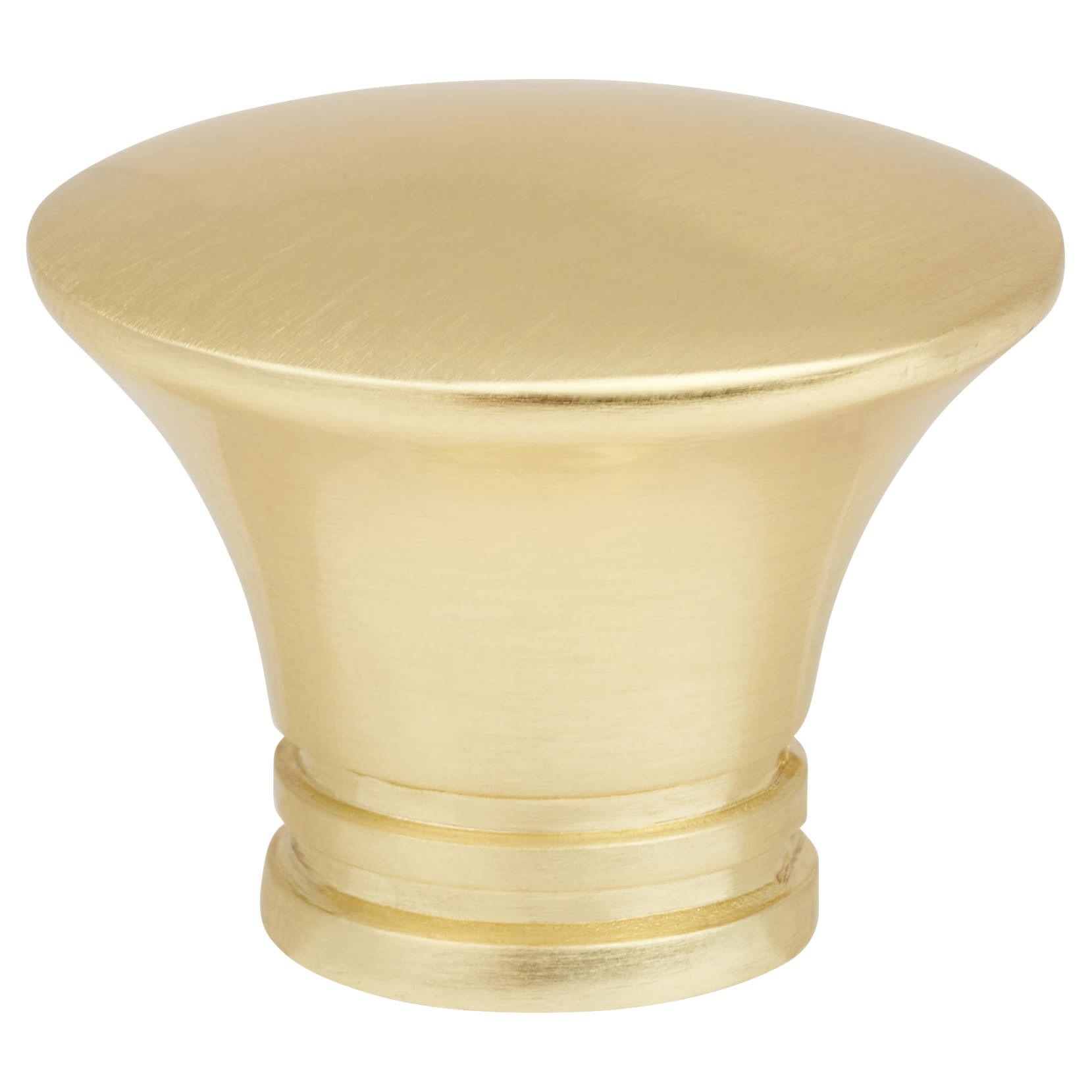 Jest Round Cabinet Knob - 29mm Diameter - Satin Brass - view 3