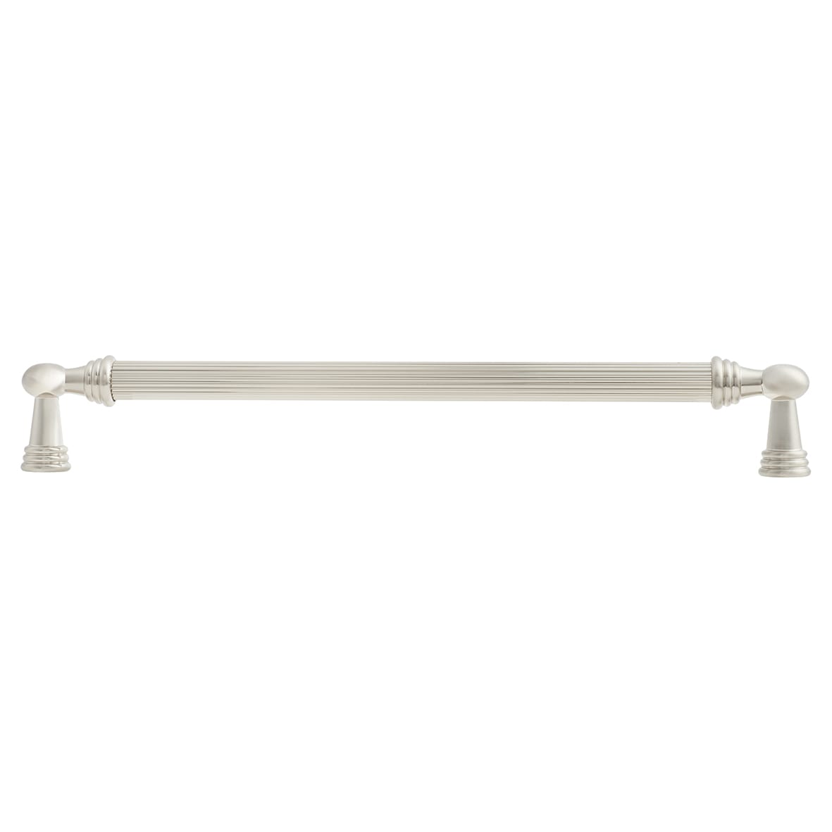 Whitby Lines 10mm T-Bar Cabinet Pull Handle - 224mm Centres - Satin Nickel - view 2