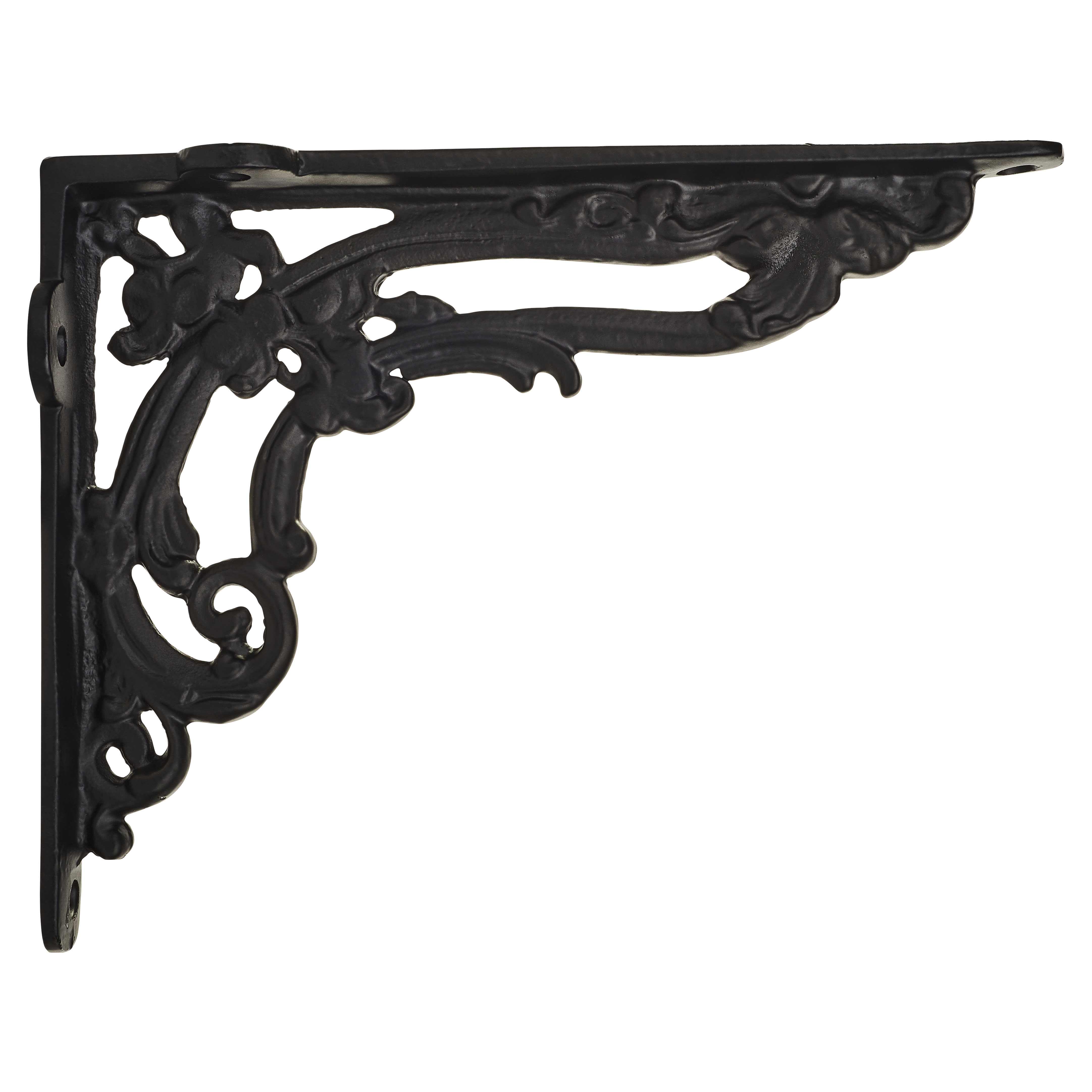 Nouveau Shelf Bracket - 210 x 160mm - Black - view 3