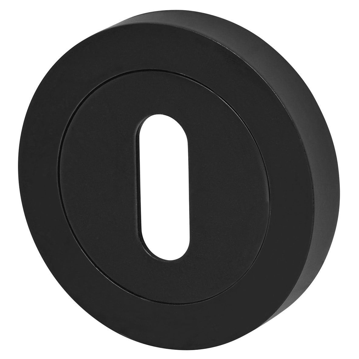 Matt Black 3 Lever Sashlock Door Handles on Rose Pack - Emily Range - view 5
