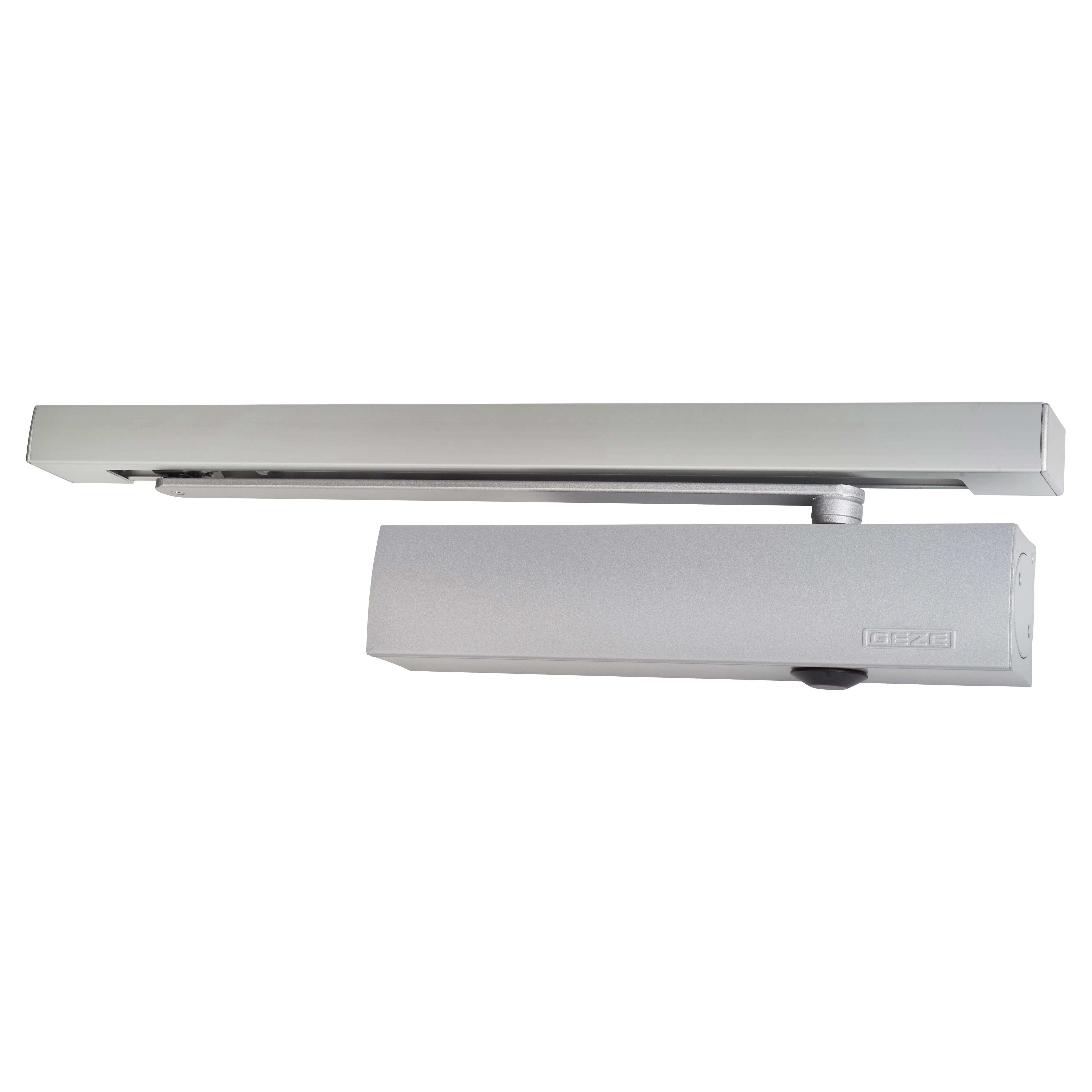 TS5000E Electromagnetic Fire Door Closer - Power 2-6 - Push Side Mounting - Silver - view 2