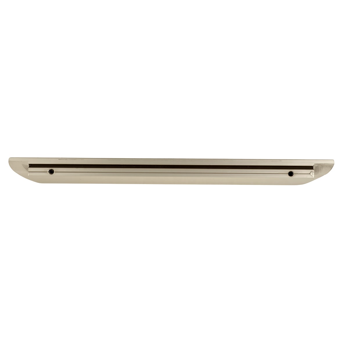 Sagittarius Lipped Edge Cabinet Pull Handle - 160mm Centres - Satin Nickel - view 3