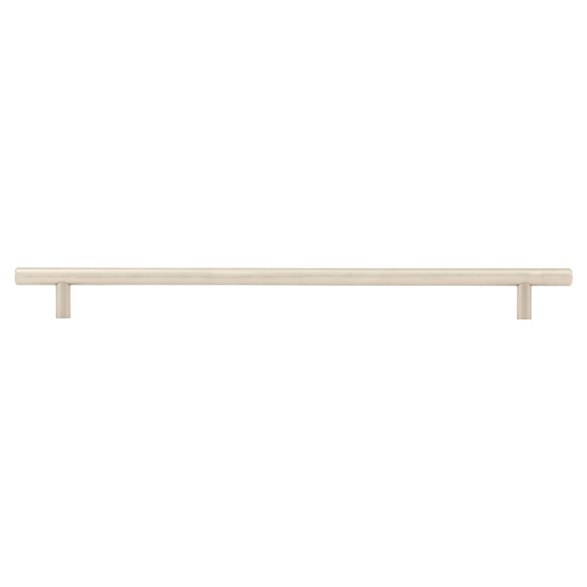 12mm T-Bar Cabinet Pull Handle - 288mm Centres - Satin Nickel - view 2