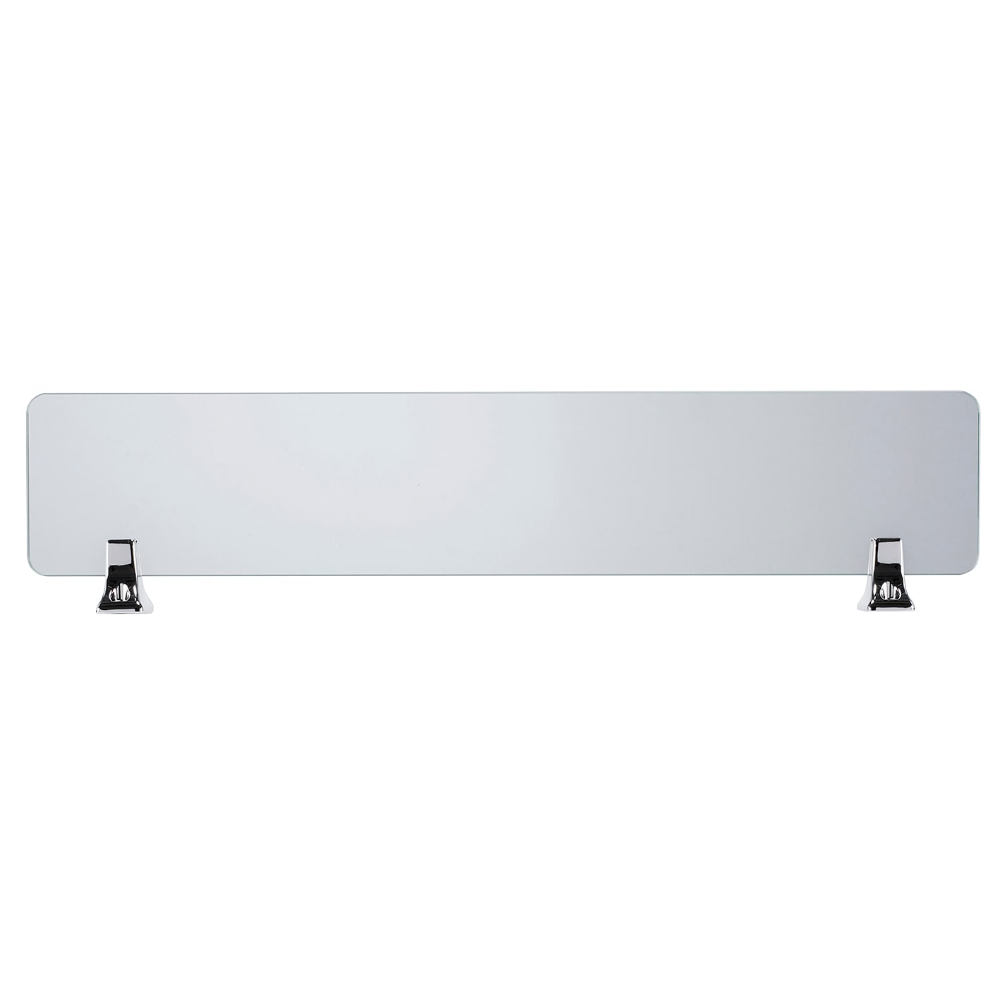 Sutton Glass Shelf - 500 x 115mm - Polished Chrome - view 6