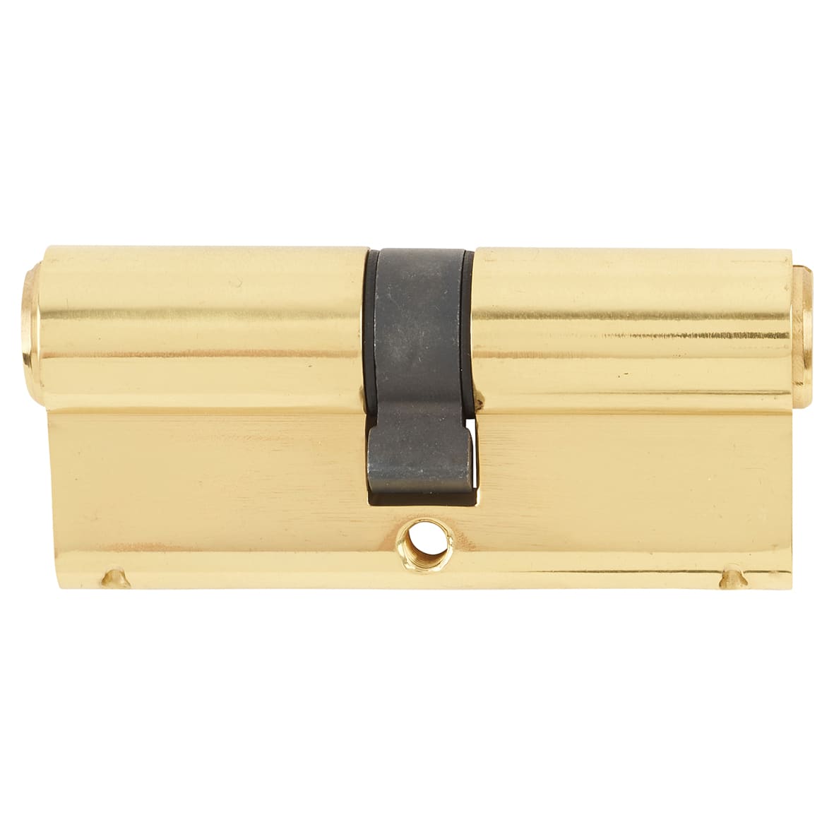 10 Pin 70mm Euro Double Cylinder - 35 + 35mm - Polished Brass - Keyed to Differ - view 2