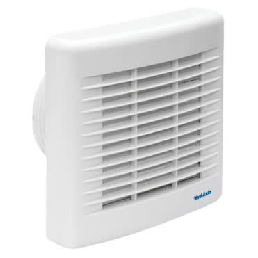 Basic BAS150T Axial Bathroom Extractor Fan with Timer - White - view 2