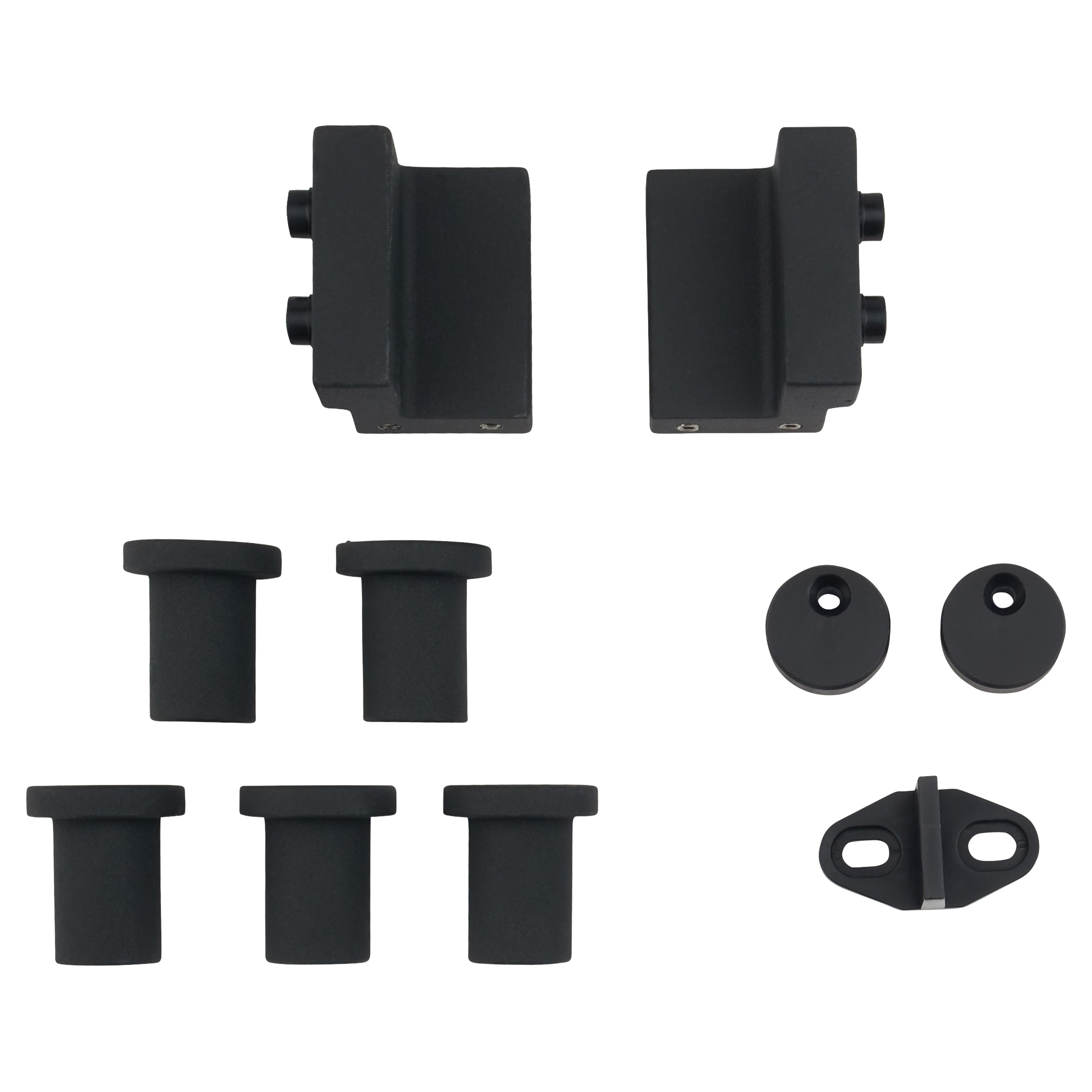 Barn Strap Soft Open/Close Sliding Door Gear - 2000mm Track - 60-80kg Max Door - Black - view 6