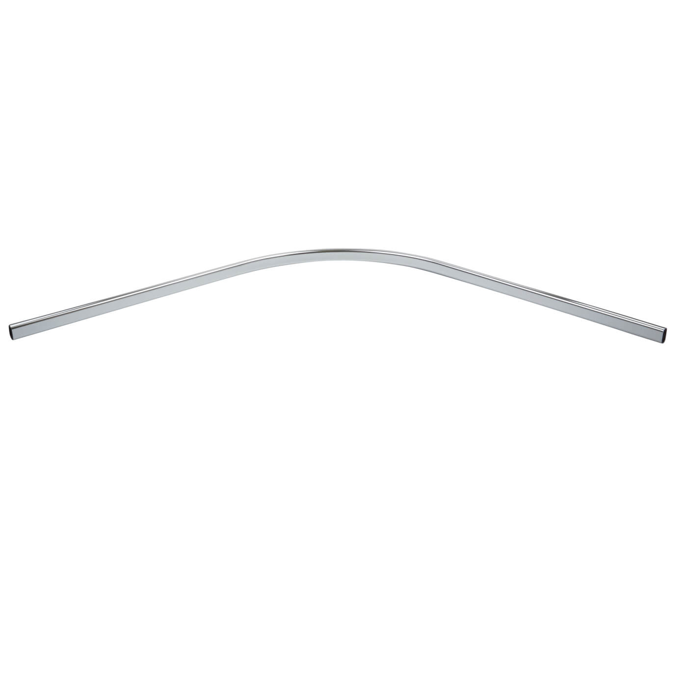 90° Curved 30 x 15mm Oval Hanging Rail Tube - Polished Chrome - view 2