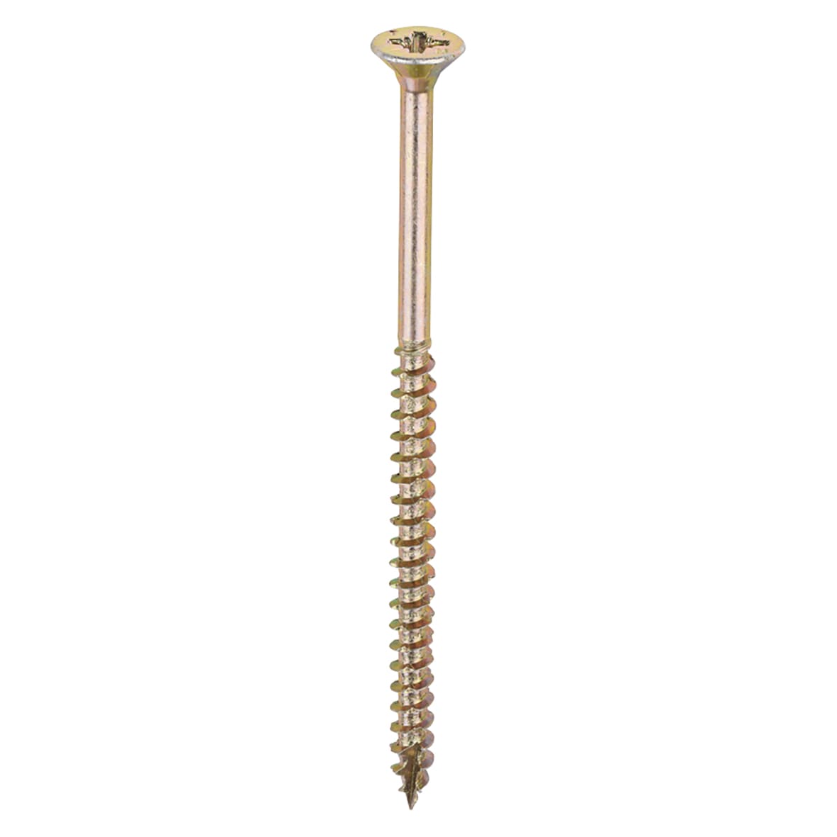 Velocity Pozi Countersunk Wood Screws - 4.5 x 80mm - Yellow Zinc - Pack of 200 - view 3