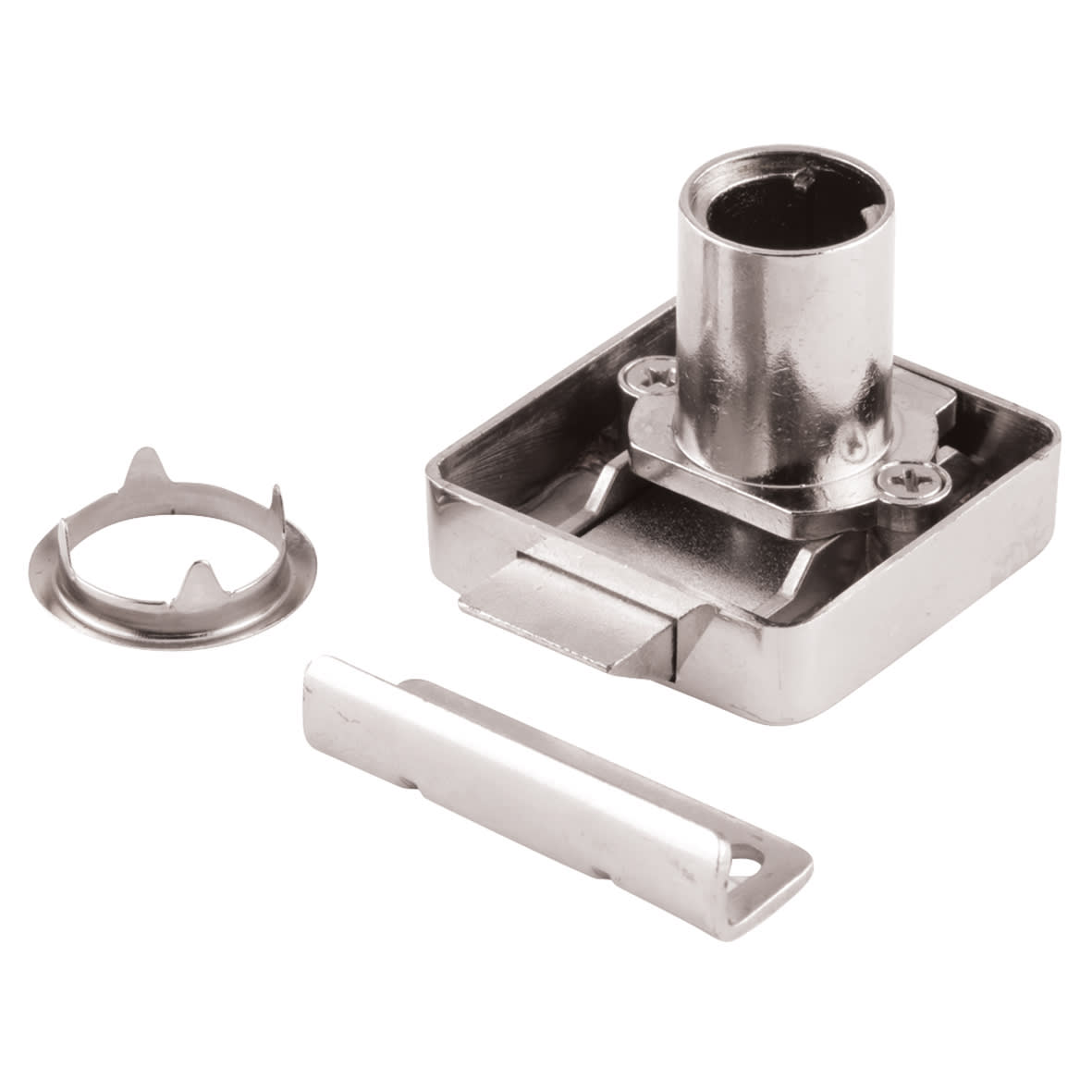 Slam Lock - 18 x 22mm - Housing Only - Polished Chrome - view 2