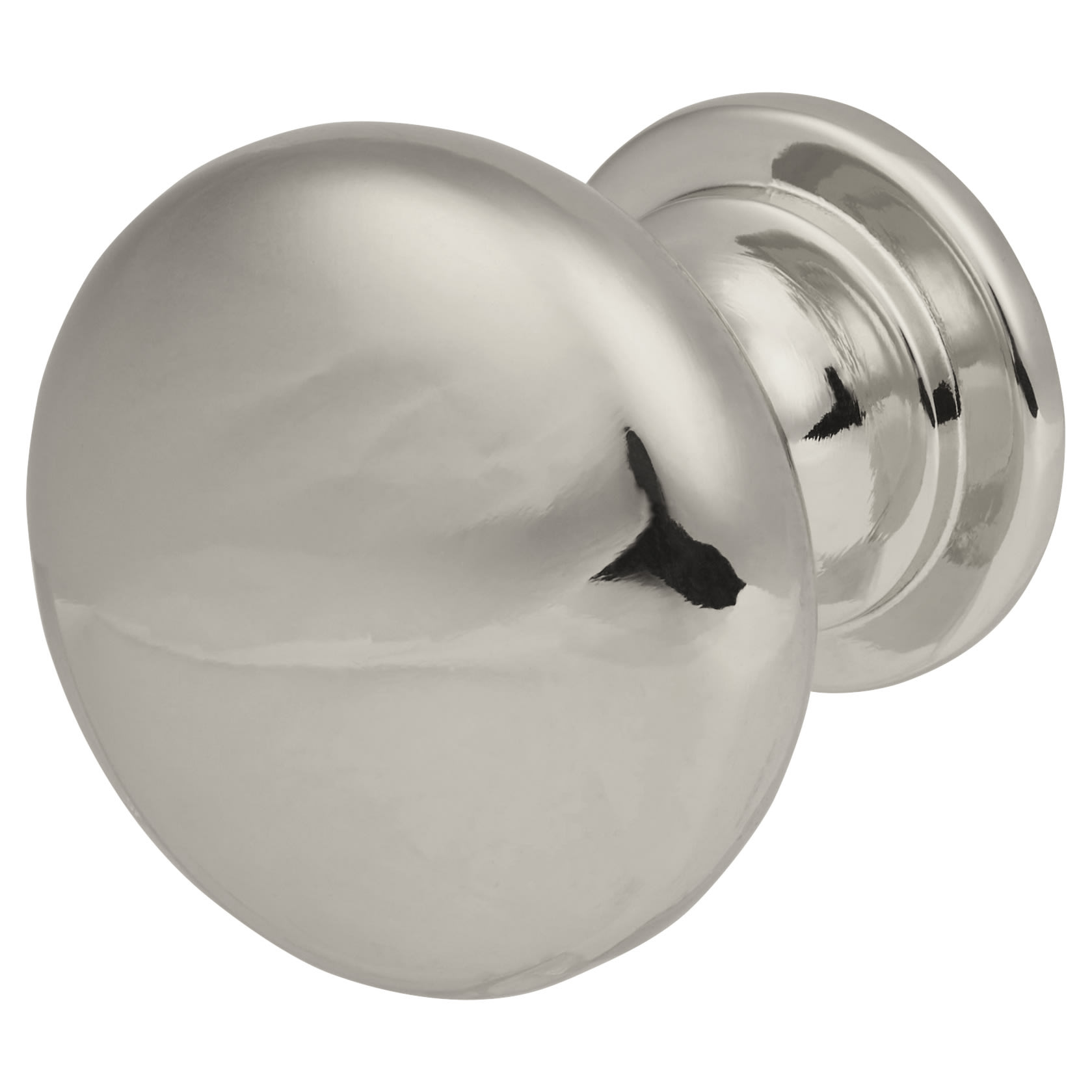 Domed Round Cabinet Knob - 25mm Diameter - Polished Chrome - view 2
