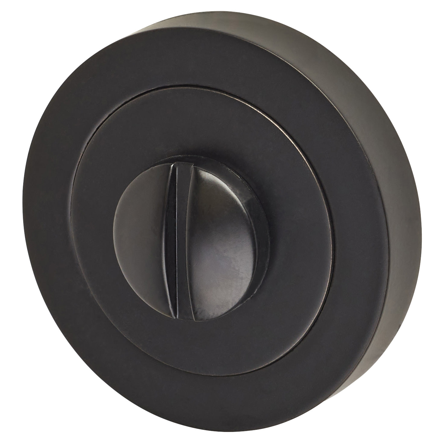 Bathroom Turn & Release - 52mm Diameter - Matt Black - view 5