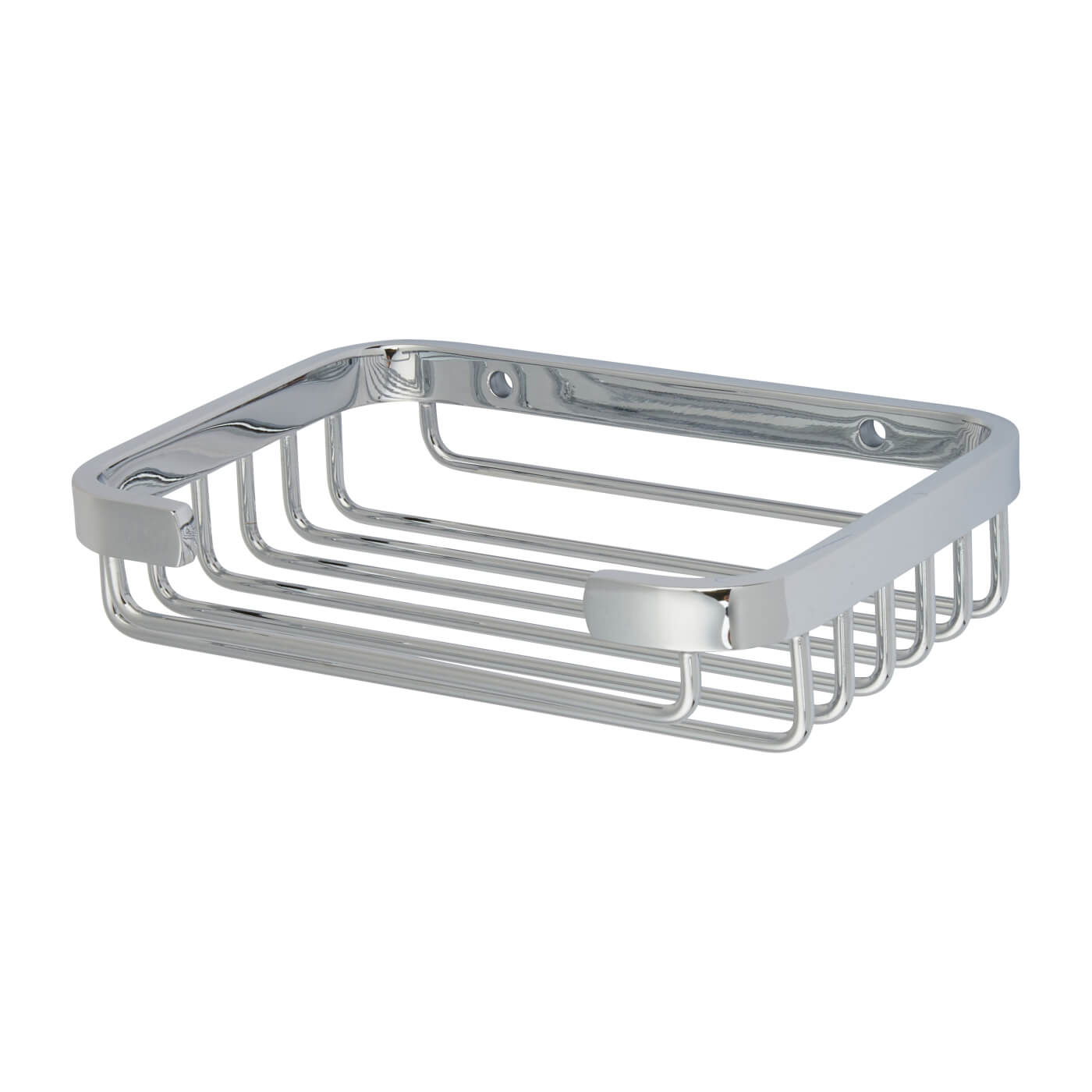 Style Wire Shower Soap Dish Basket - 40 x 135 x 95mm - Polished Chrome - view 2