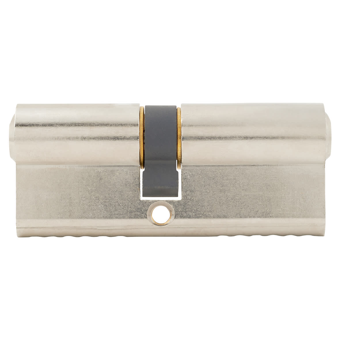 6 Pin 75mm Euro Double Cylinder - 35 + 40mm - Satin Nickel - Keyed to Differ - view 2