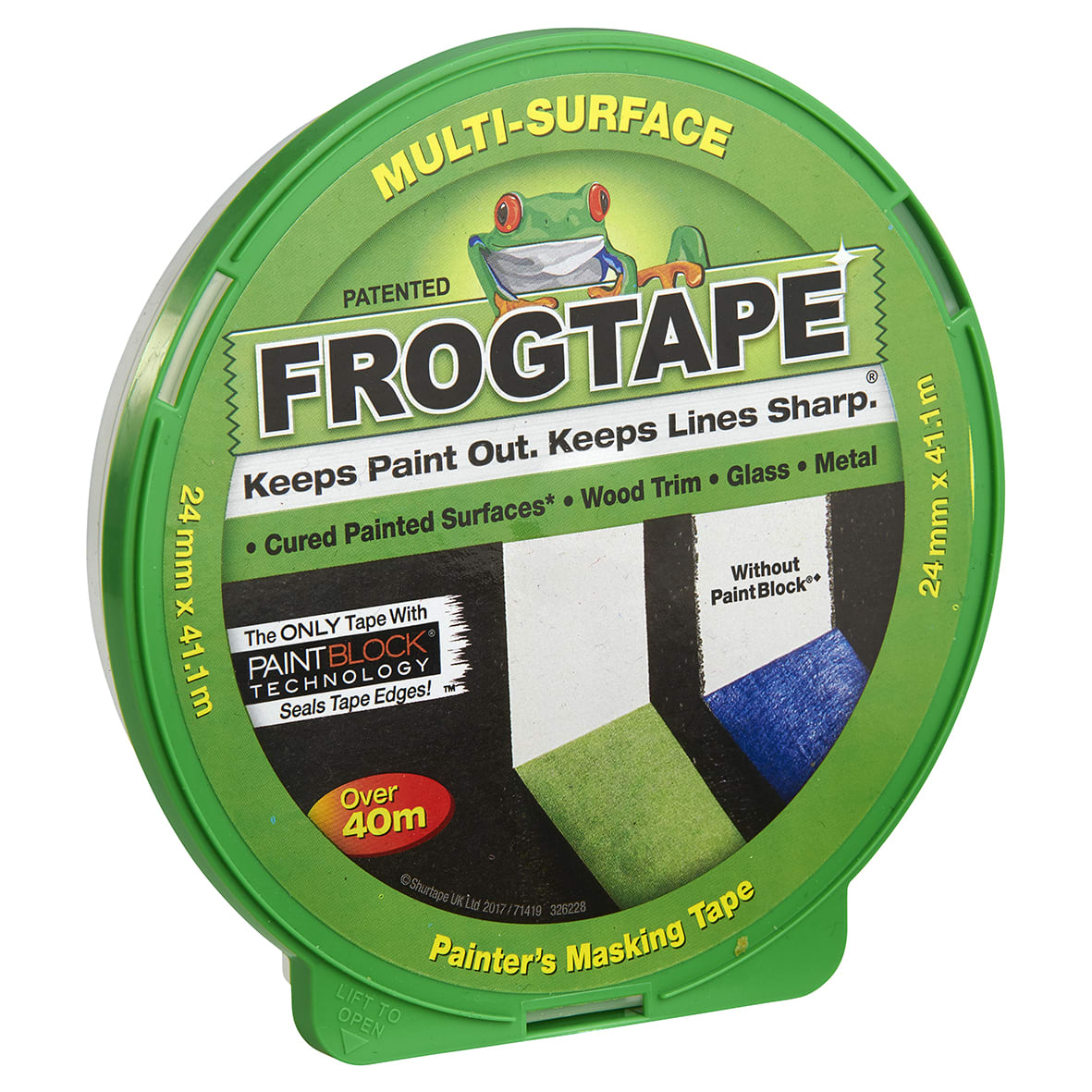 Frog Tape Multi Surface Masking Tape - 24mm x 41.1m - Green - view 2