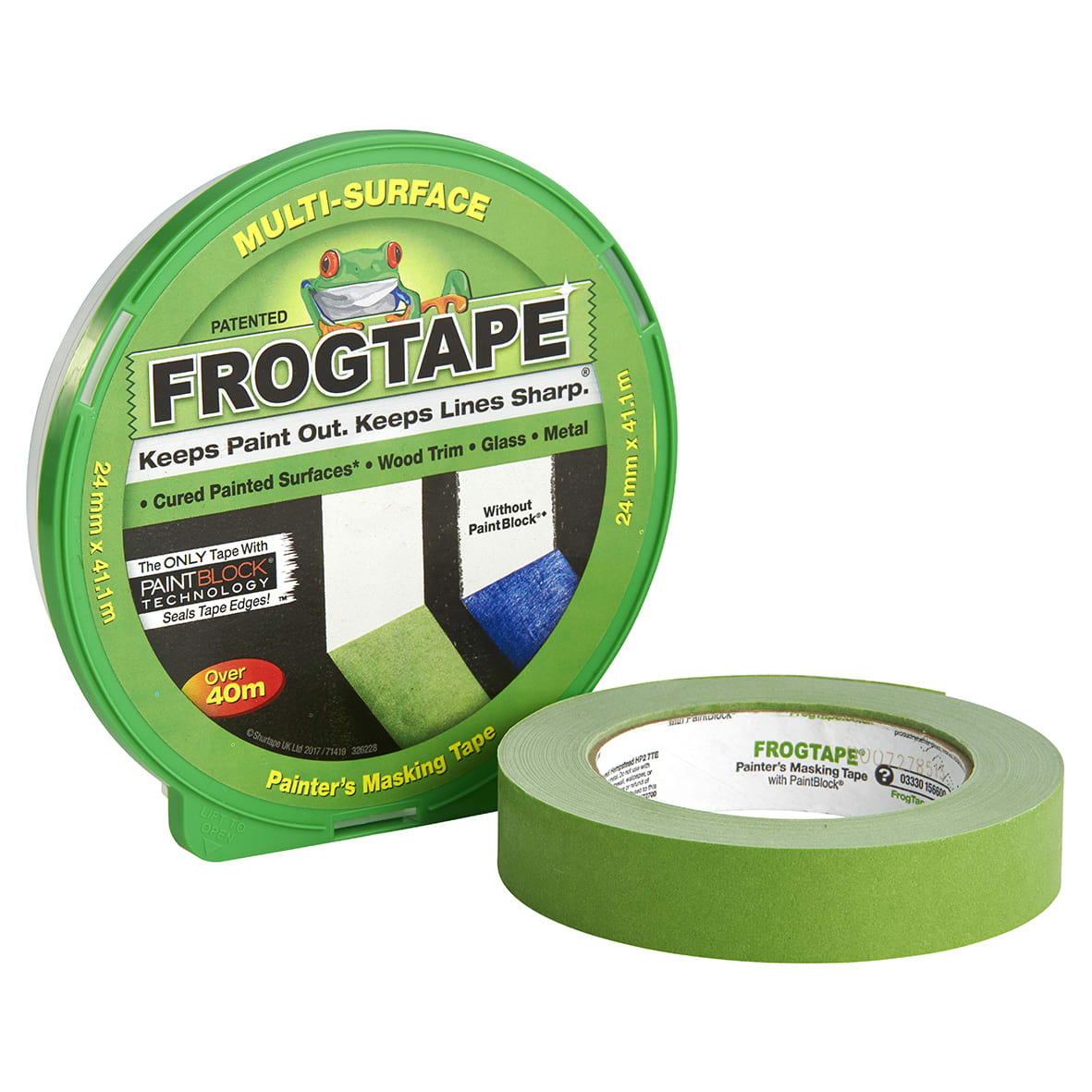 Frog Tape Multi Surface Masking Tape - 24mm x 41.1m - Green - view 3