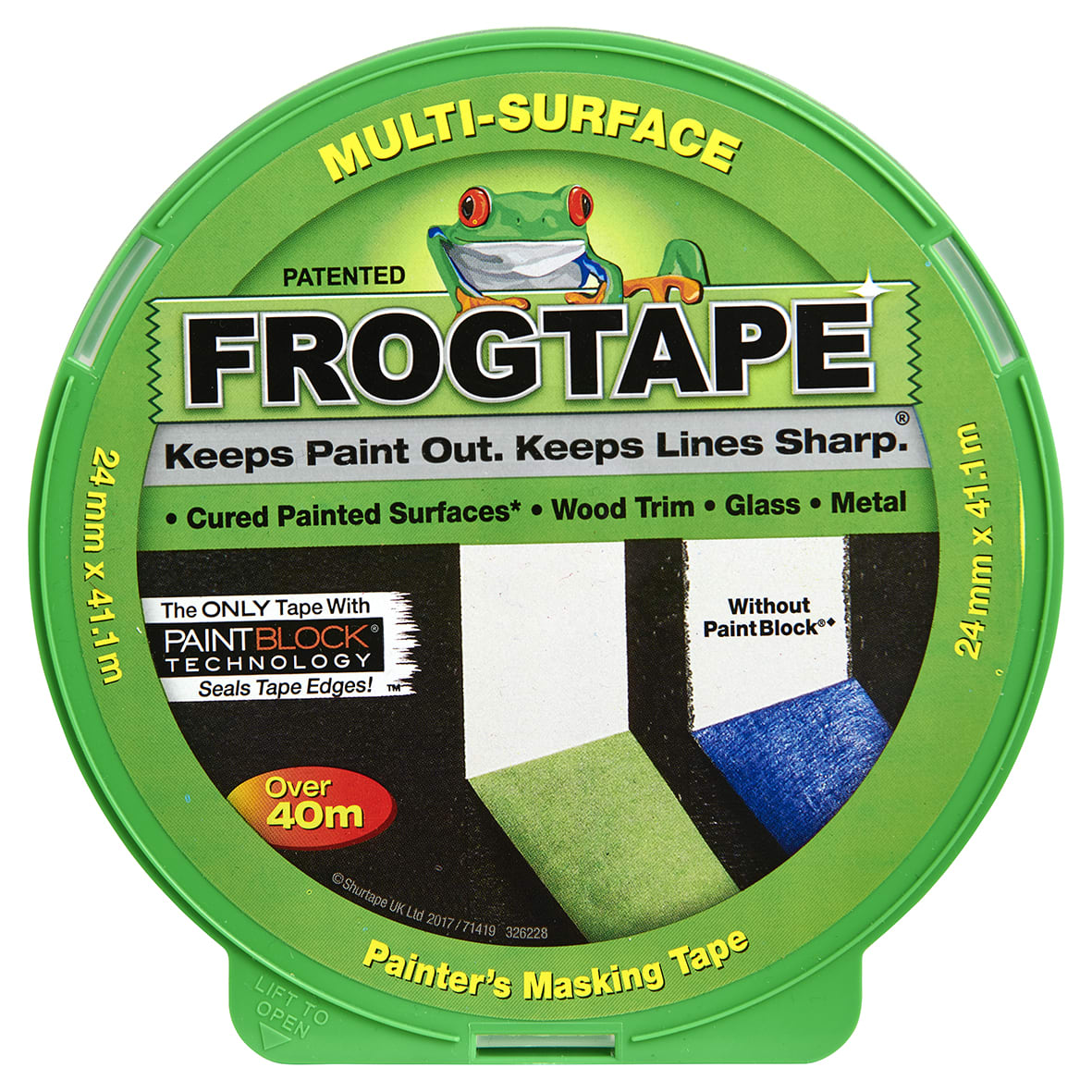 Frog Tape Multi Surface Masking Tape - 24mm x 41.1m - Green - view 4