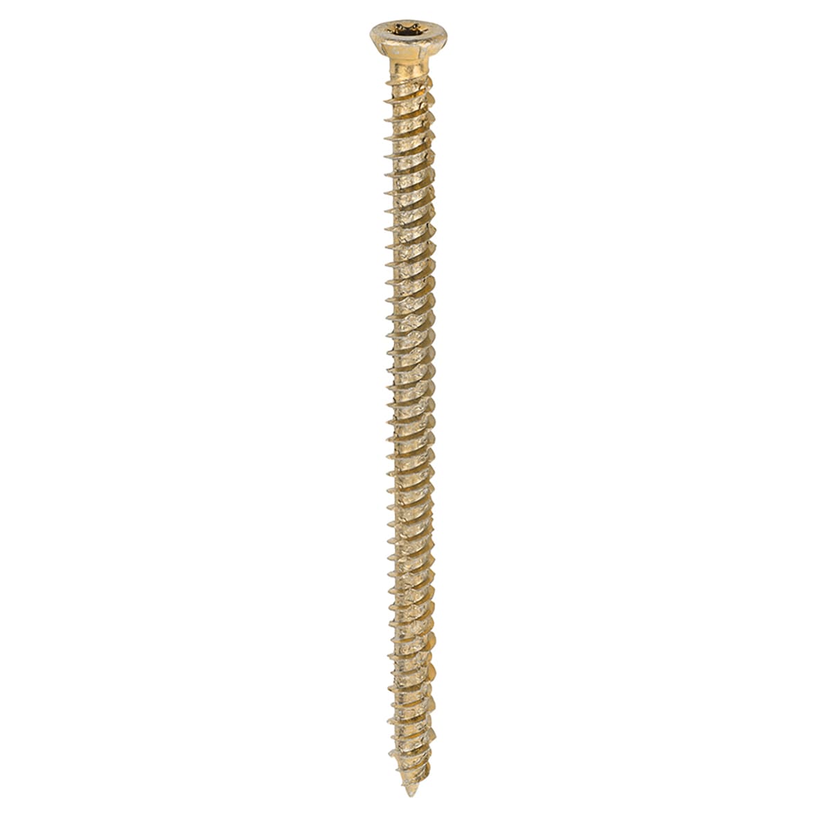 Concrete Screw - Countersunk - Yellow Passivated - 7.5 x 120mm - Pack of 100 - view 2