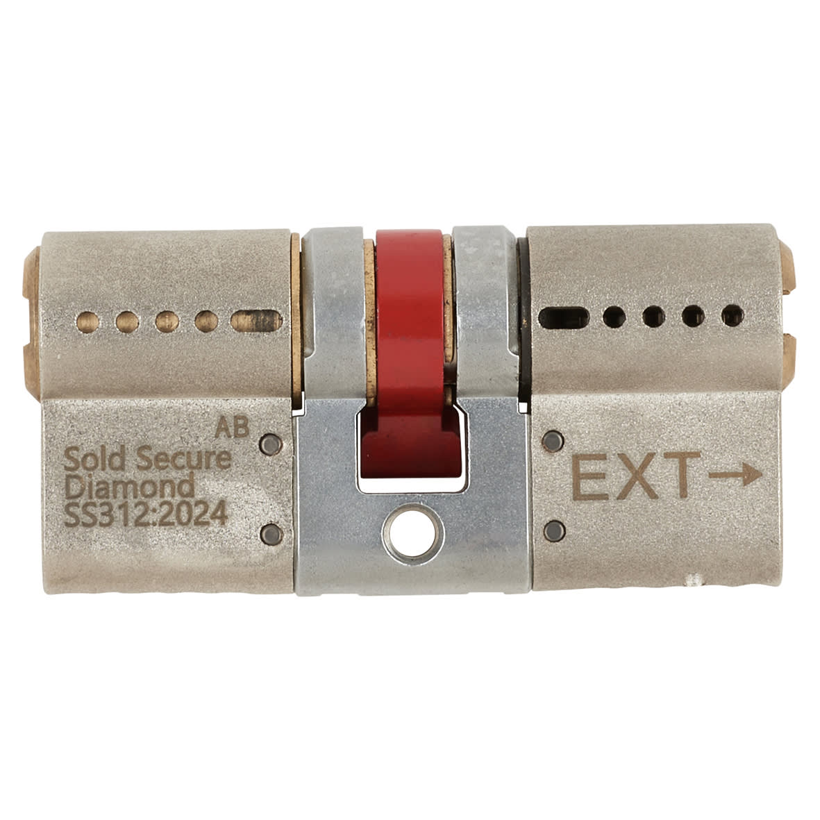 ALPS 3 Star PLUS Euro Double Cylinder - 30mm + 30mm - Satin Nickel/Brass - Keyed to Differ - view 2
