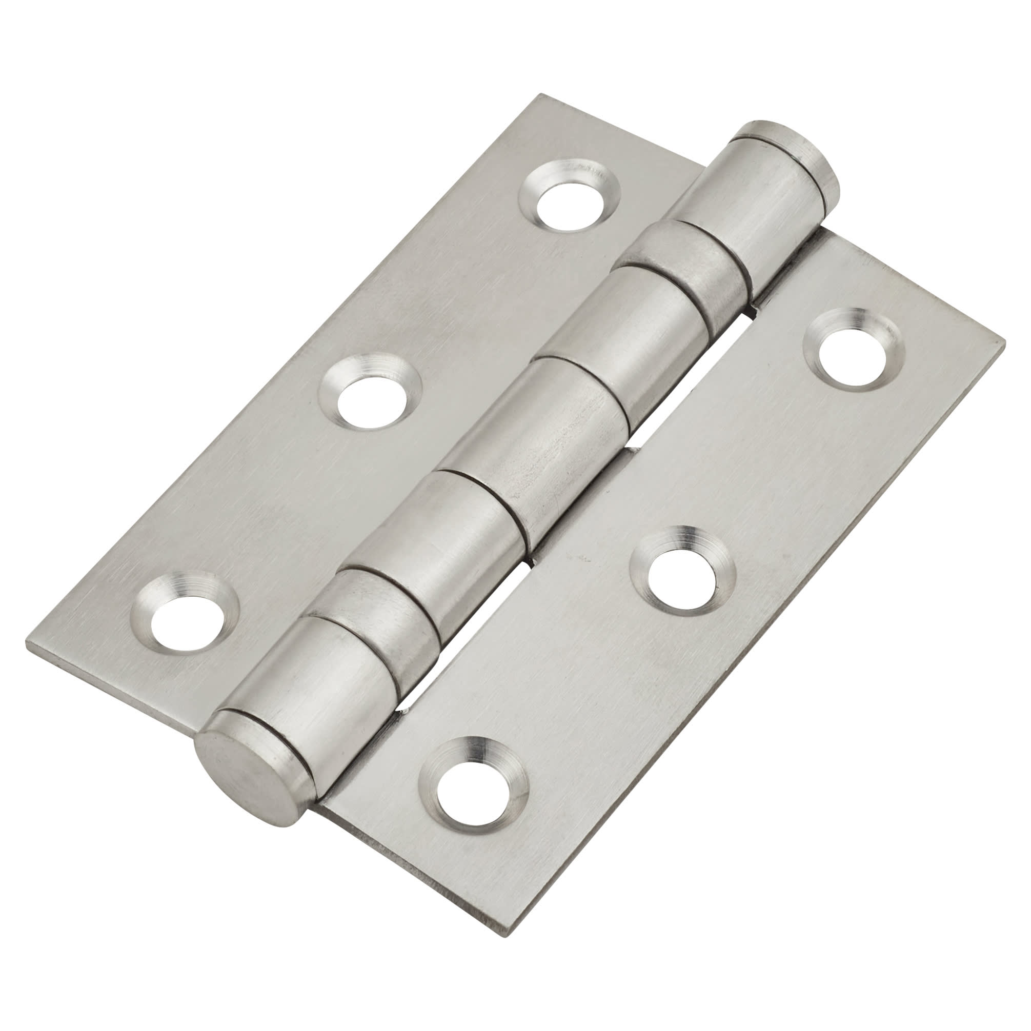 Satin Chrome Bathroom Lock Door Handles on Rose Pack - Eloise Range - view 6