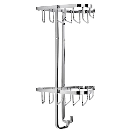 Wirework Small Corner Shower Basket - Two Tier - 285 x 230 x 135mm - Stainless Steel - view 5