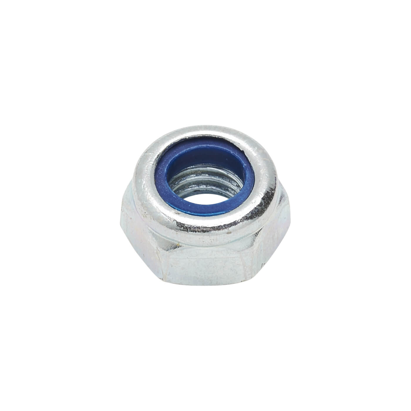 Self Locking Nut Nylon Insert - M6 - Zinc Plated - Pack of 100 - view 2