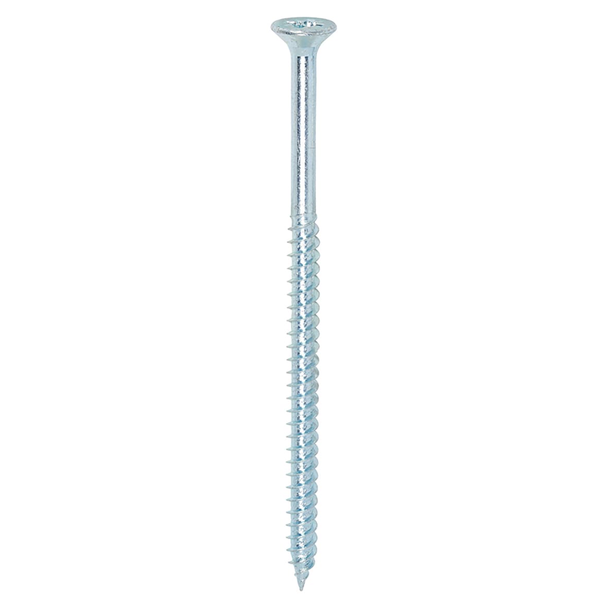 Twin Threaded Pozi Countersunk Wood Screws - 12 x 4" - Zinc Plated - Pack of 100 - view 3