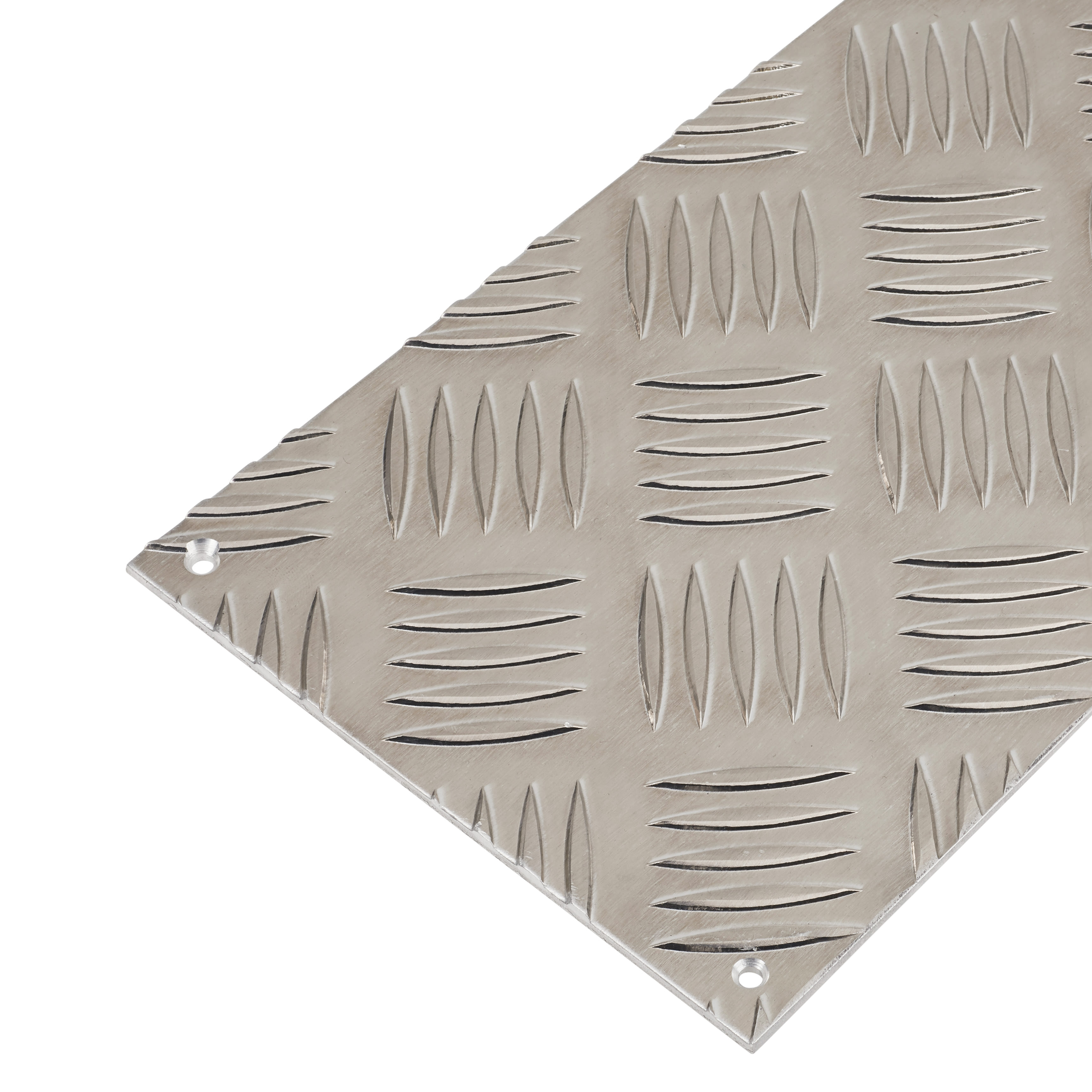 Aluminium Kick Plate / Finger Plate - Made to Measure - 1.5mm - 5 Bar Tread - Mill - view 5