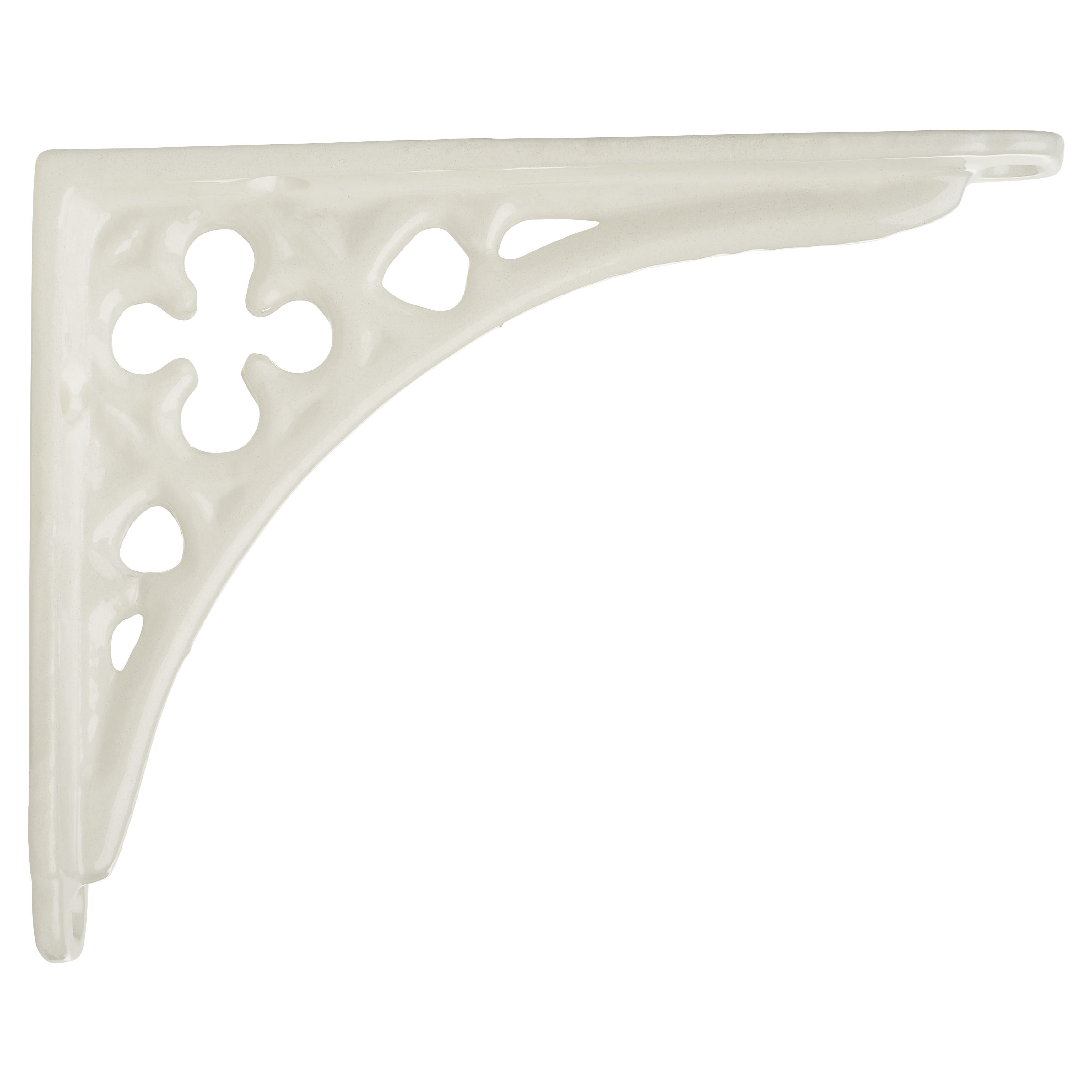 Clover Shelf Bracket - 125 x 100mm - White - view 3