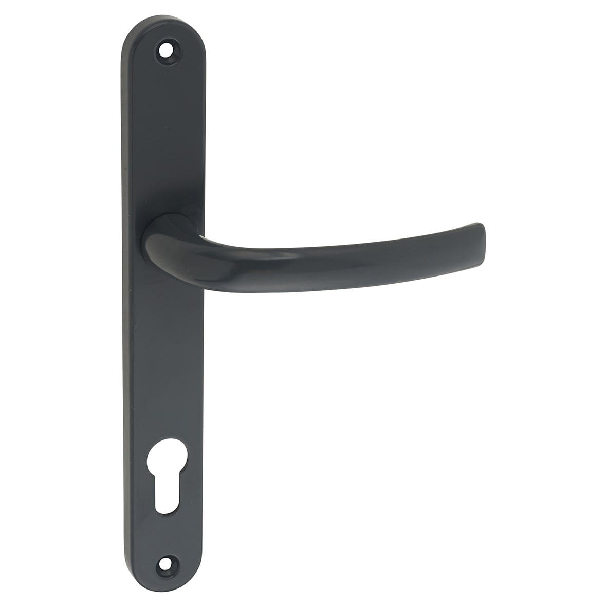 Anthracite Grey uPVC Multipoint Door Handles - 92mm c/c - 44mm door - view 2