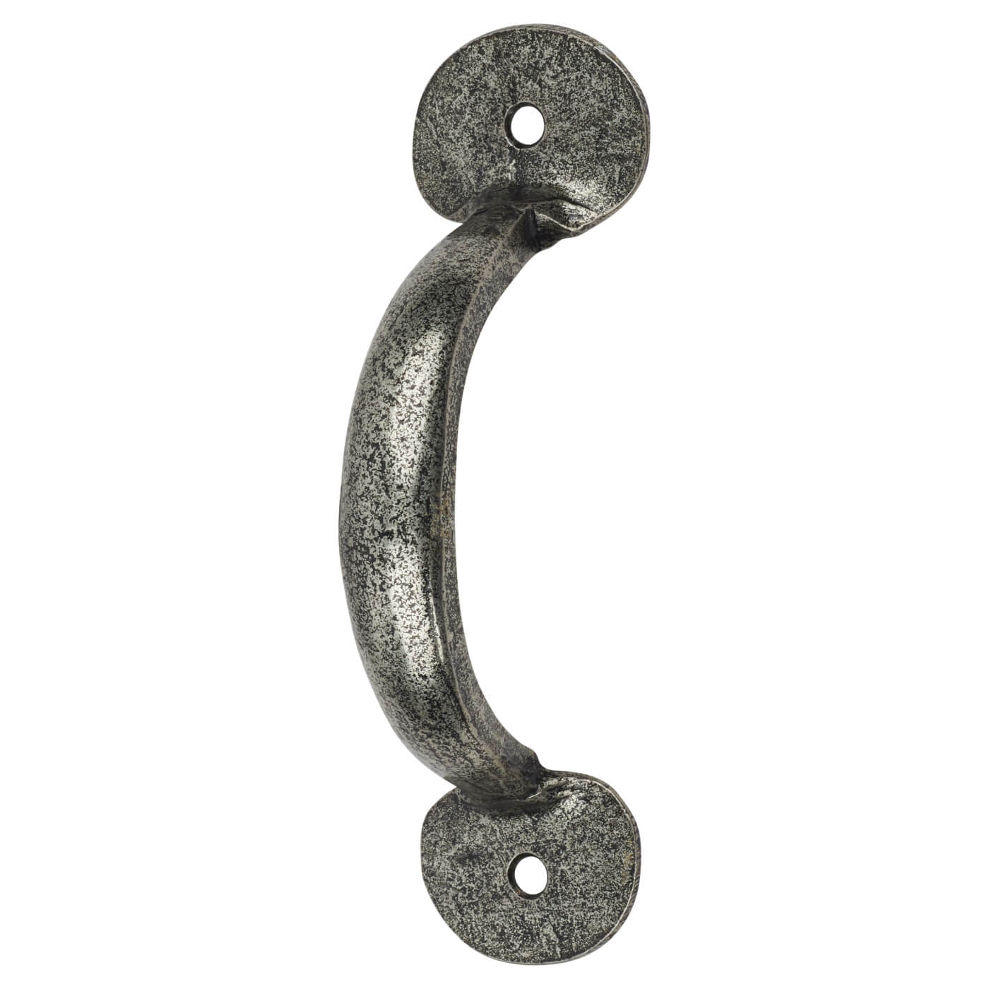Pewter Bean D-Bar Door Pull Handle - Screw Fix - 75mm Centres - view 2