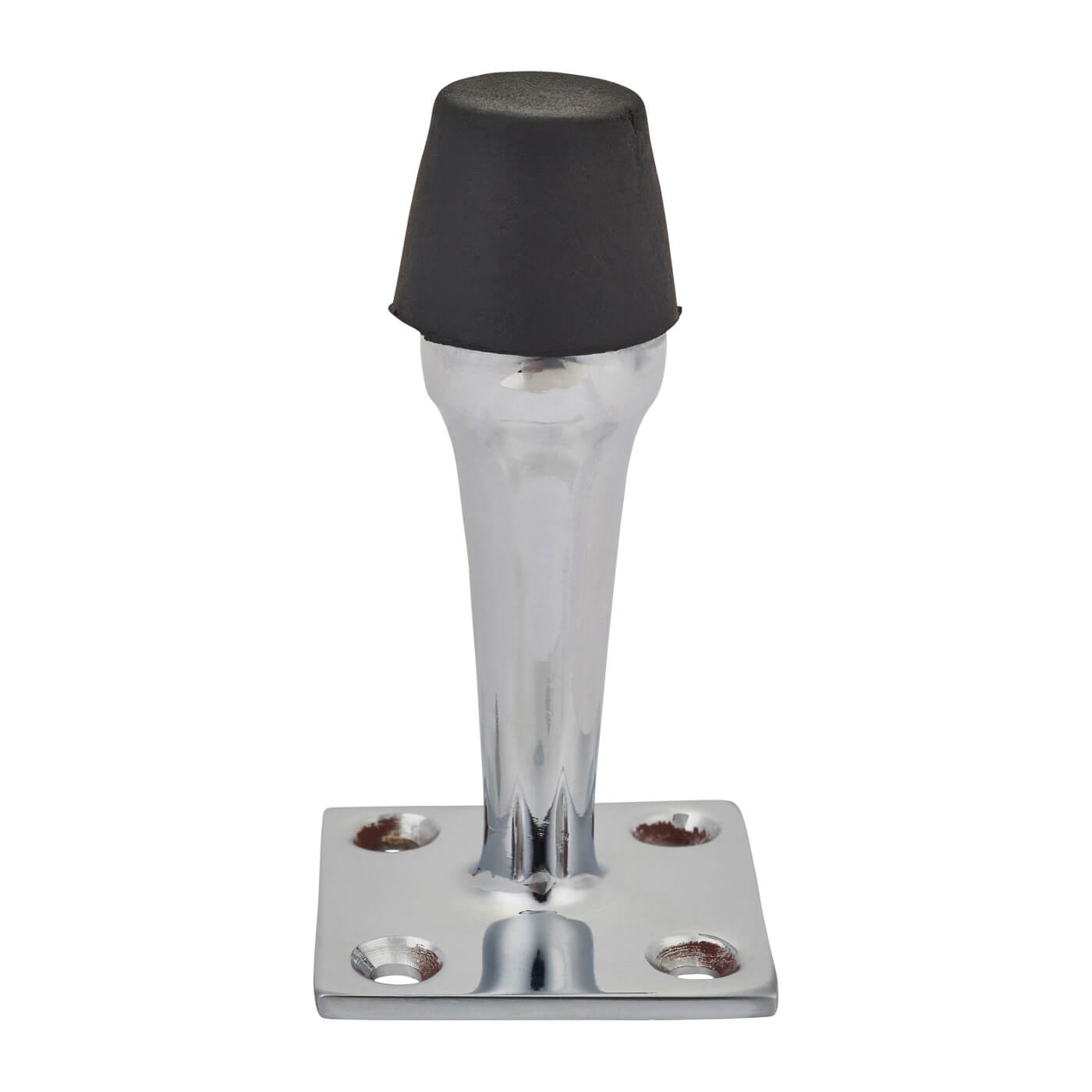 Square Base Projection Door Stop - 70mm Projection - Polished Chrome - view 3