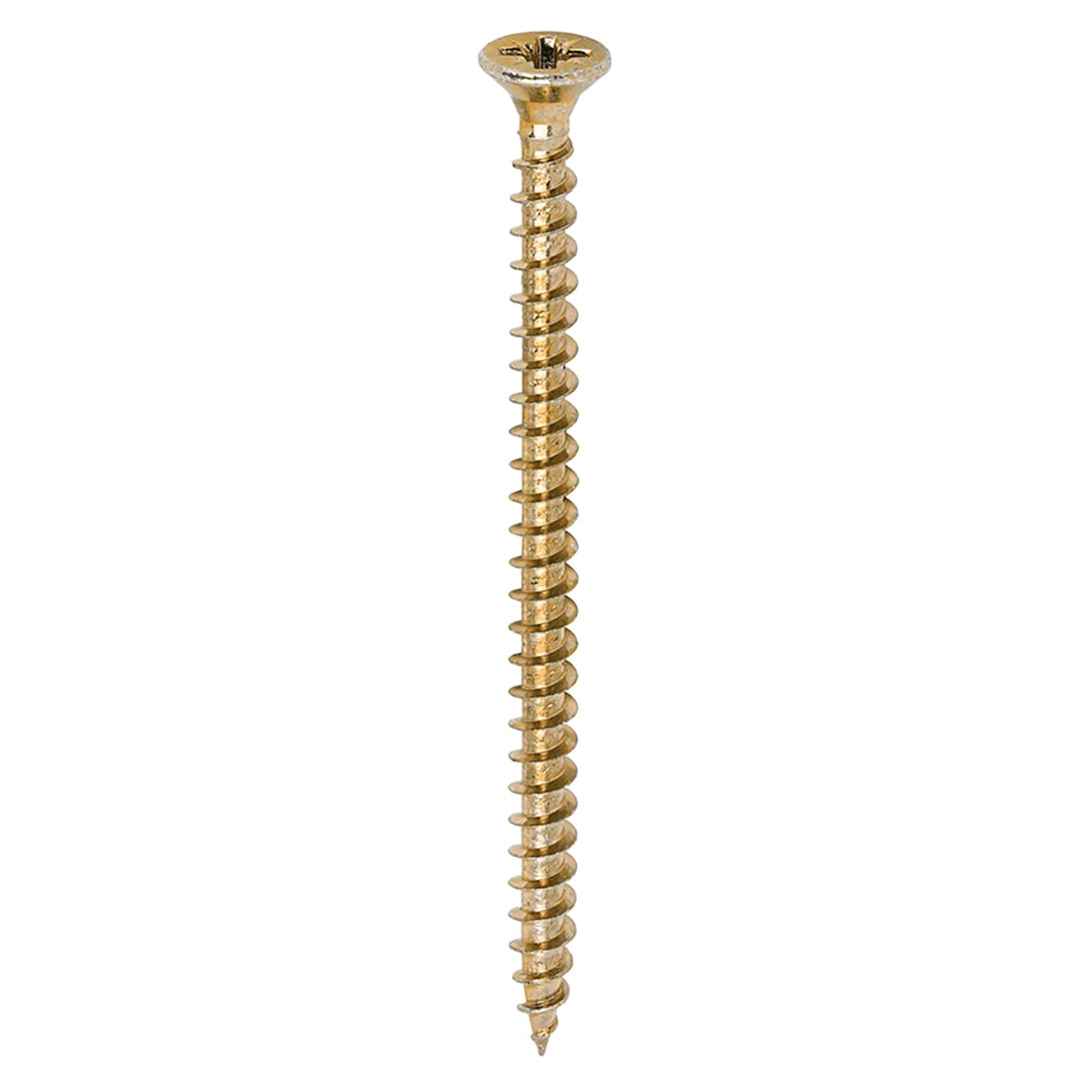 Solo Chippy Pozi Countersunk Wood Screws - 4.5 x 70mm - Yellow Zinc - Pack of 200 - view 2