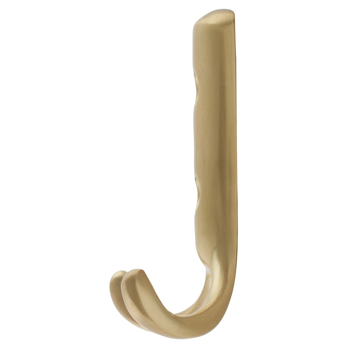 Double Coat Hook - 70 x 56mm - Satin Brass - view 3