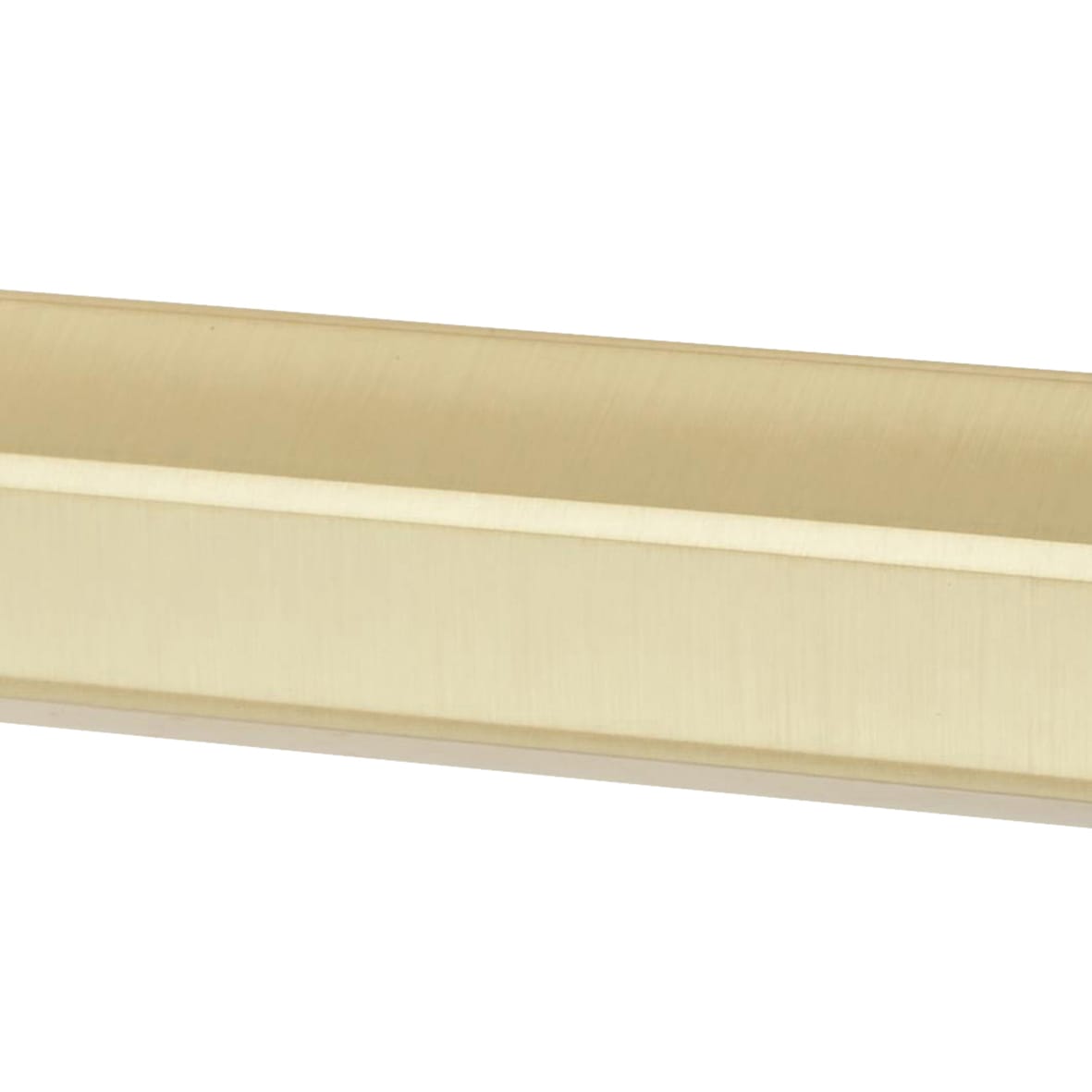 Satin Brass Hexagonal Door Handles on Round Rose - Juno Range - view 4