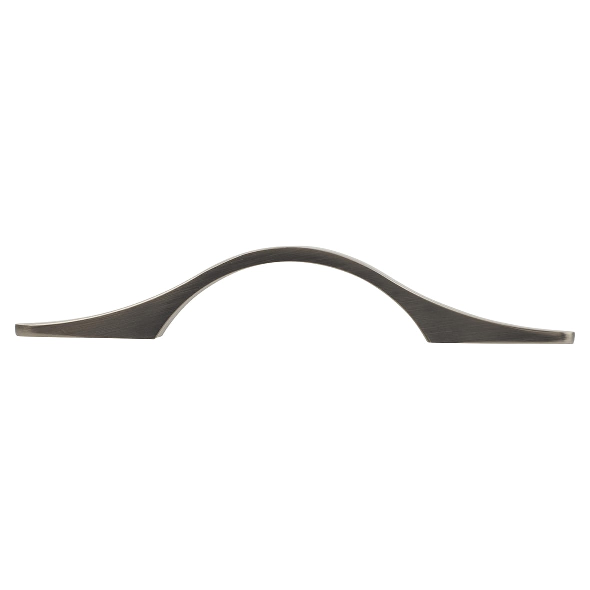 Crofts & Assinder Malvern Bow Cabinet Pull Handle - 96mm Centres - Brushed Iron - view 2