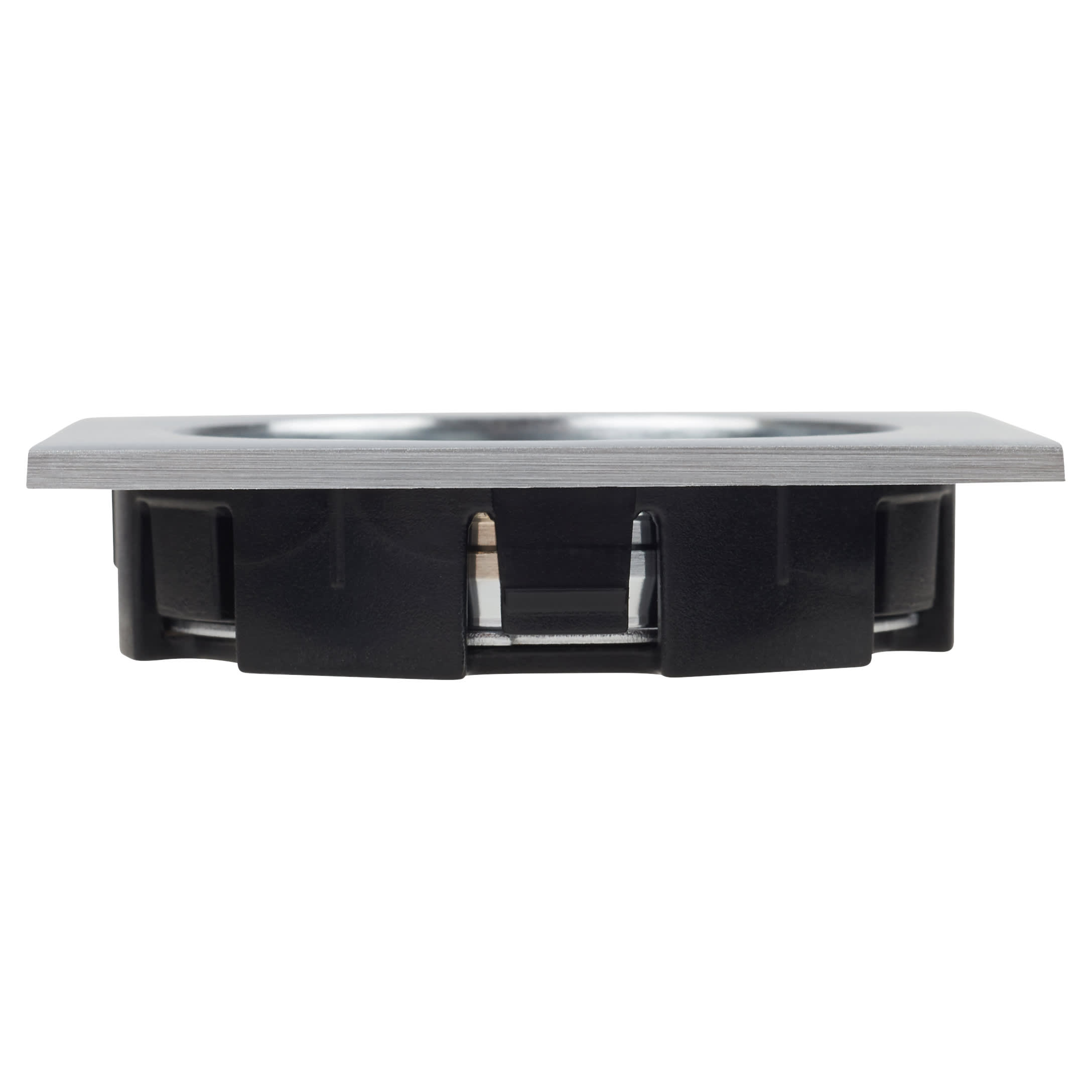 Marcus Square Flush Pull Handle - Satin Chrome - view 3