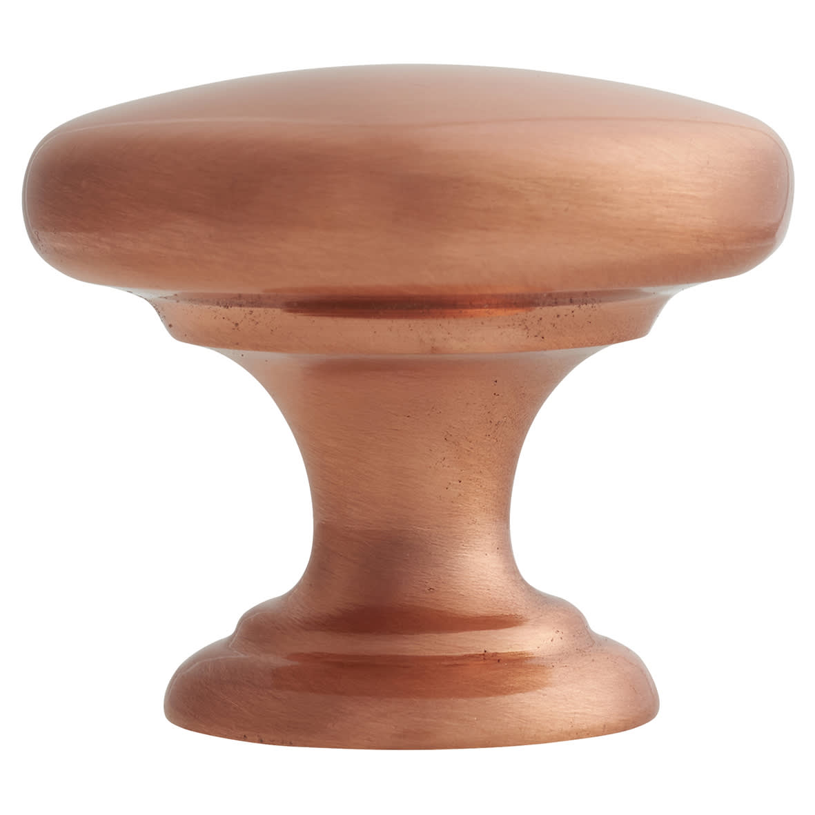 Crofts & Assinder Monmouth Round Cabinet Knob - 38mm Diameter - Brushed Copper - view 3