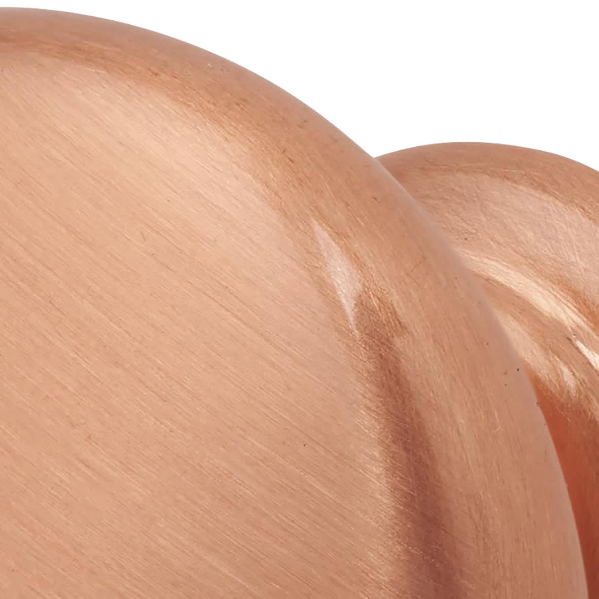Crofts & Assinder Monmouth Round Cabinet Knob - 38mm Diameter - Brushed Copper - view 6