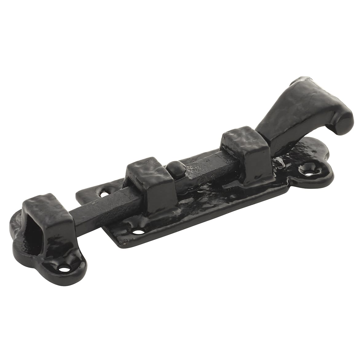 Elan Metalised Antique Black Iron Straight Barrel Bolt - Blacksmith Range - 112 x 31mm - view 2