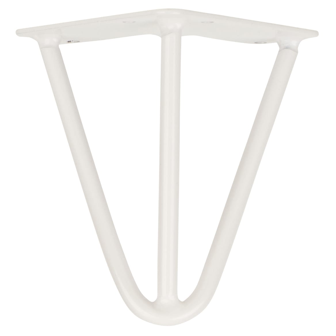 Hairpin Leg - 3 Pin - 150mm Height - White - Pair - view 2